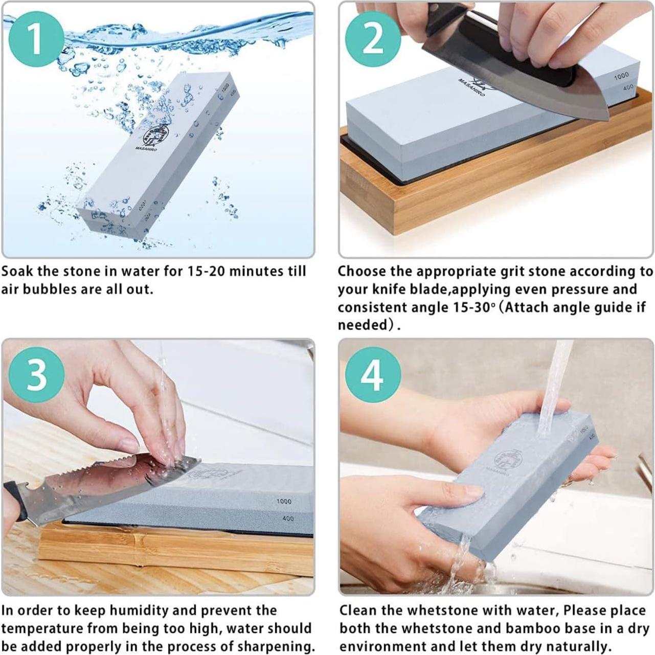 Piedra de Afilar Doble Cara HMS 242 - Grano Rugoso y Medio