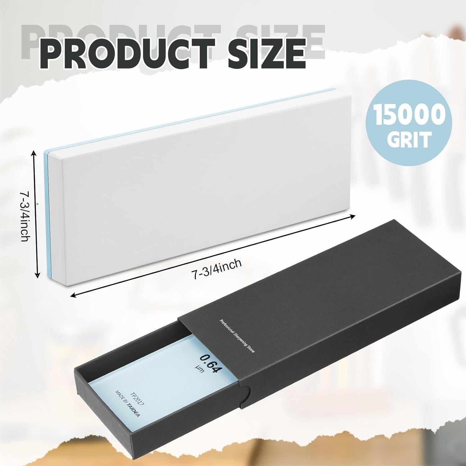 Piedra de Afilado WILLBOND 15000# 6.99x20.96cm con Agua