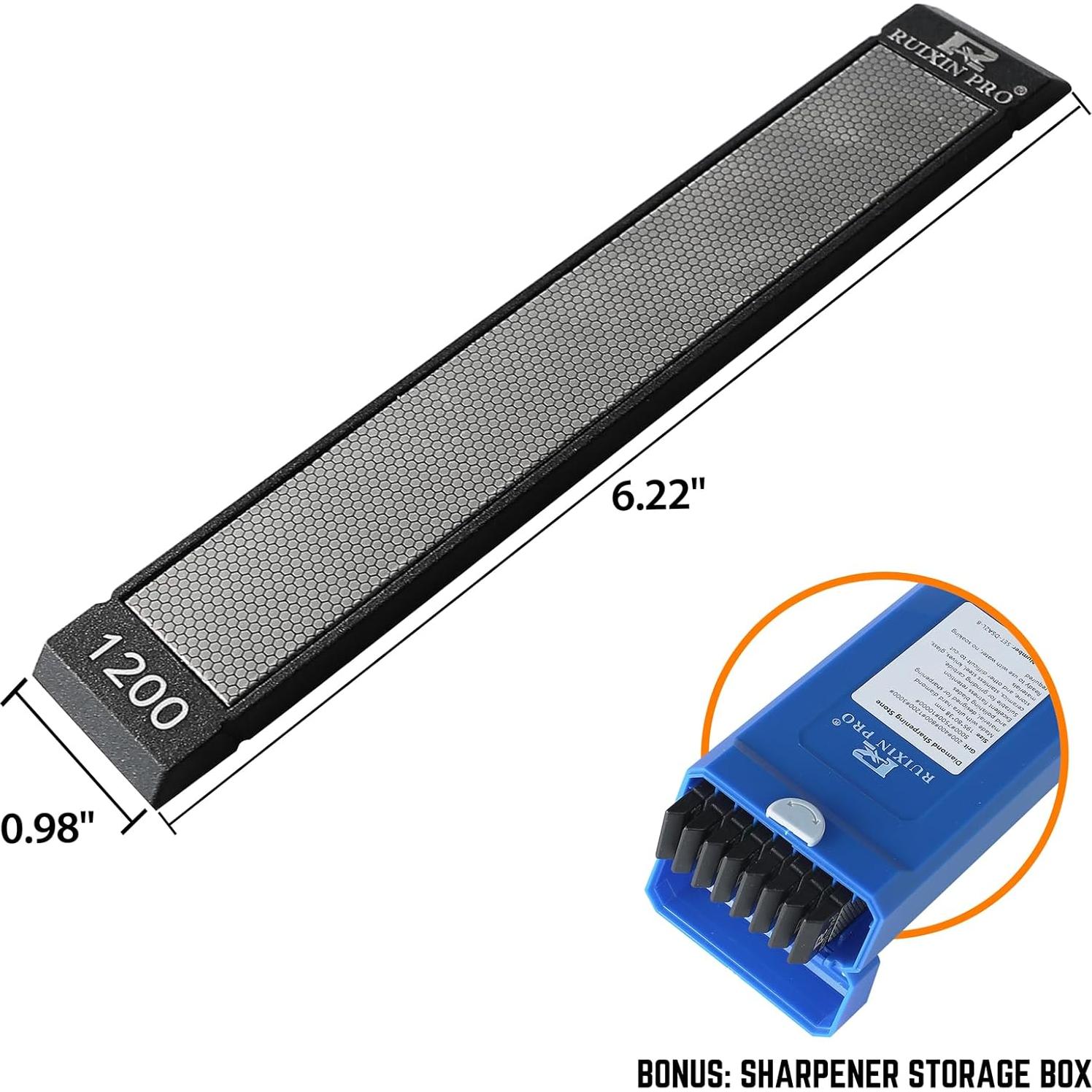 Conjunto de Piedras de Afilar de Diamante MOVIRON 8 Pcs 200-10000 Grano