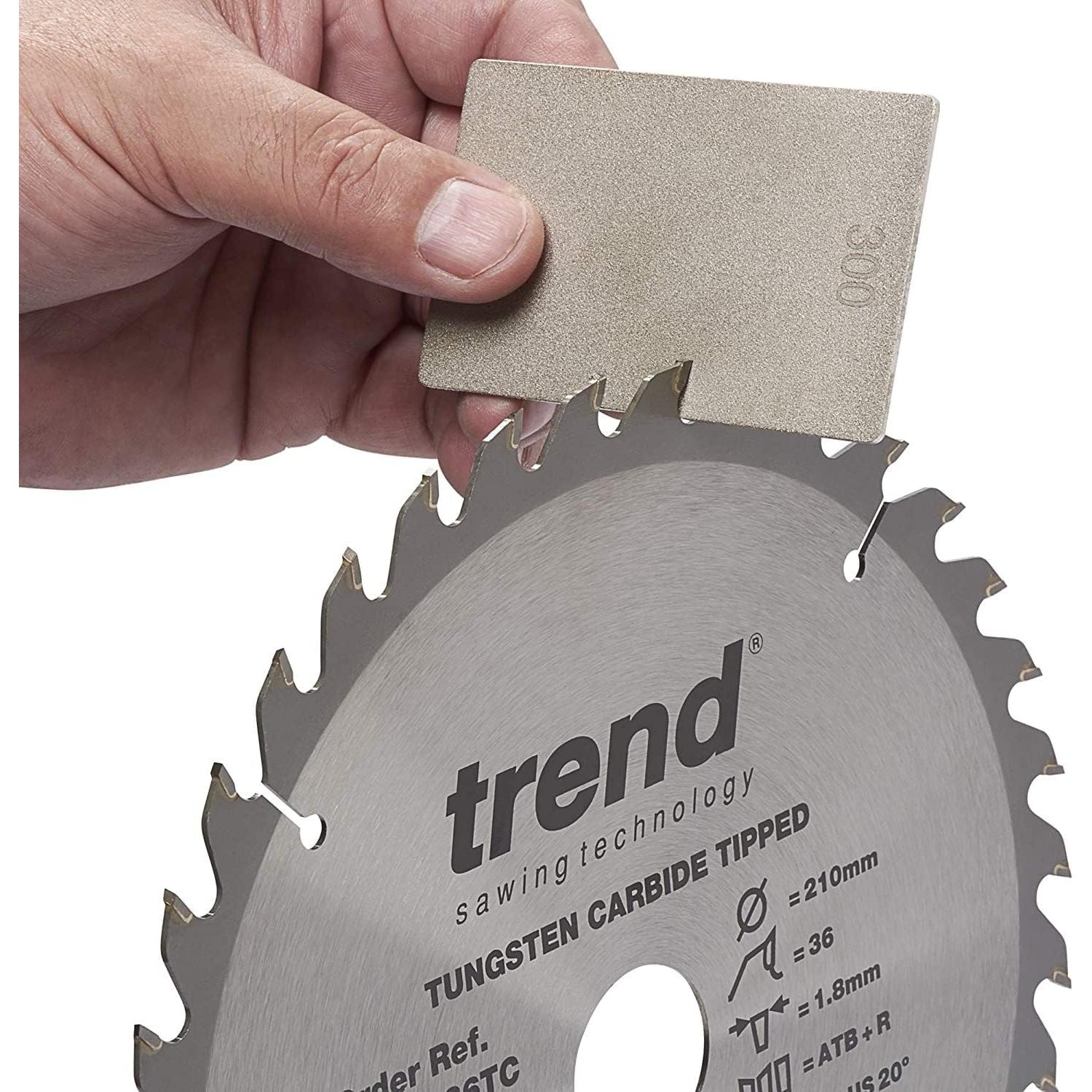 Piedra de Afilar de Diamante TREND Doble Cara 300/600 Granos