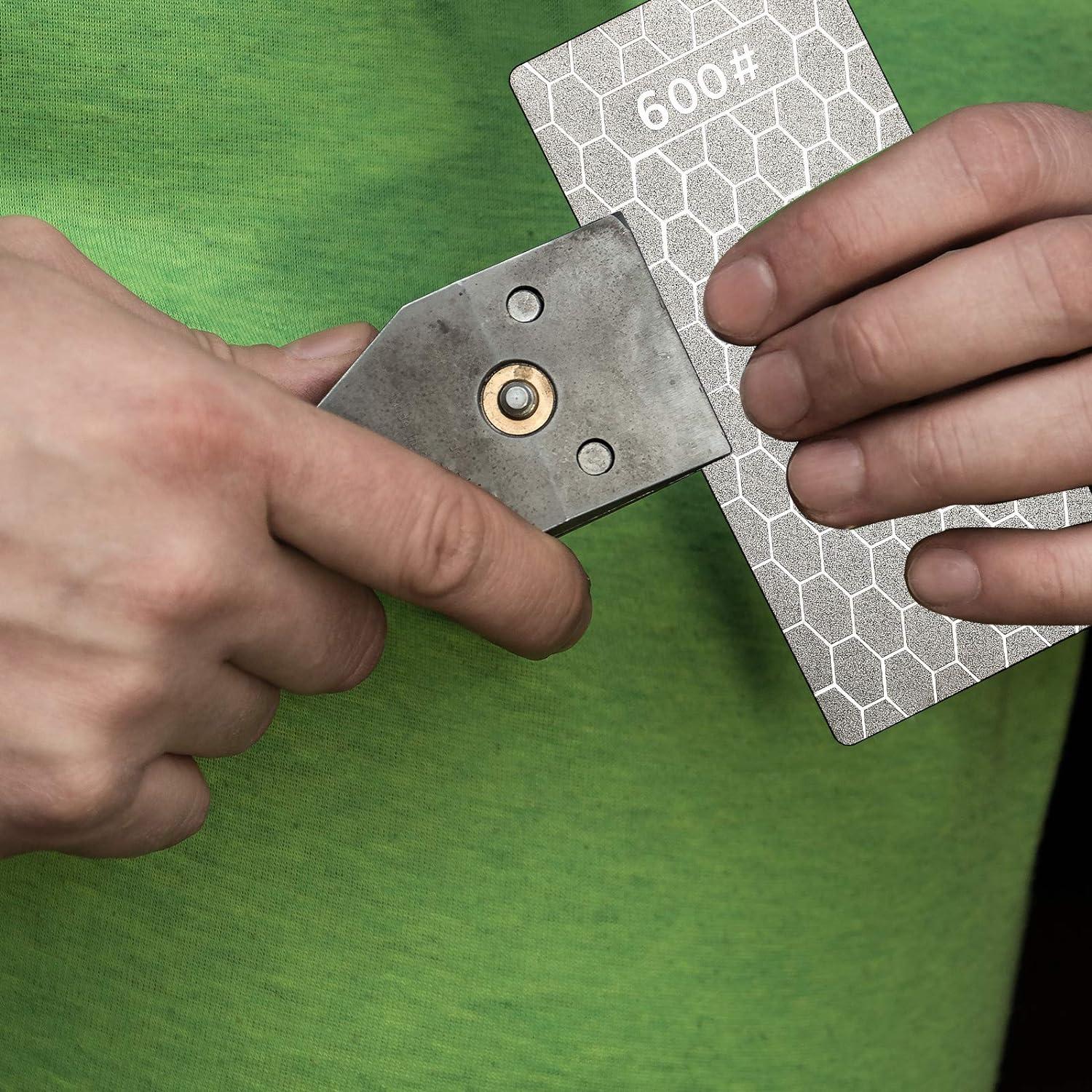 Piedra de Afilar de Diamante Honoson 4 Piezas 15x6.3cm 400/600/1000/1200 Grit