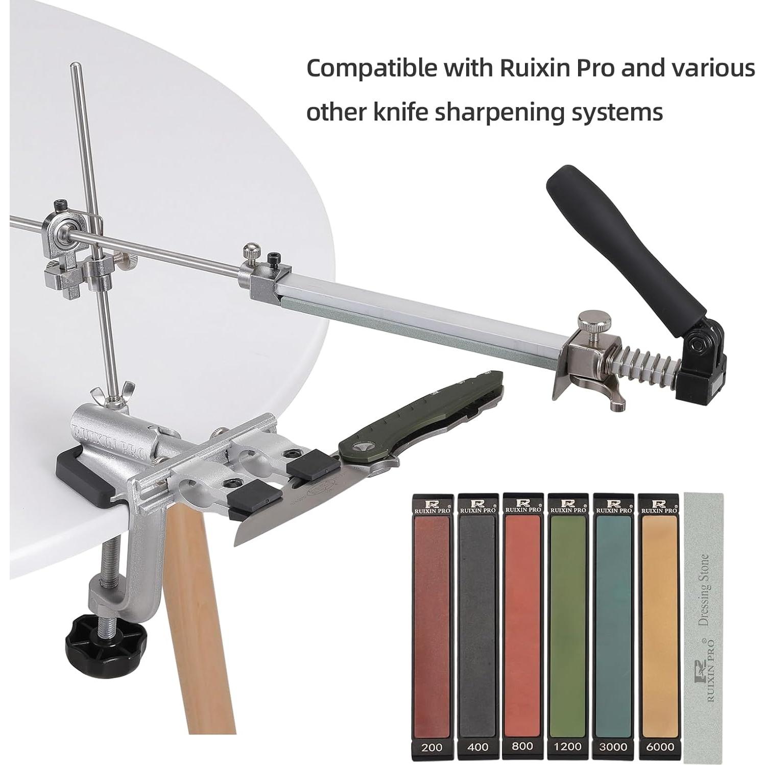 6 Piedras de Afilar de Diamante RUIXIN PRO Granos 200-6000