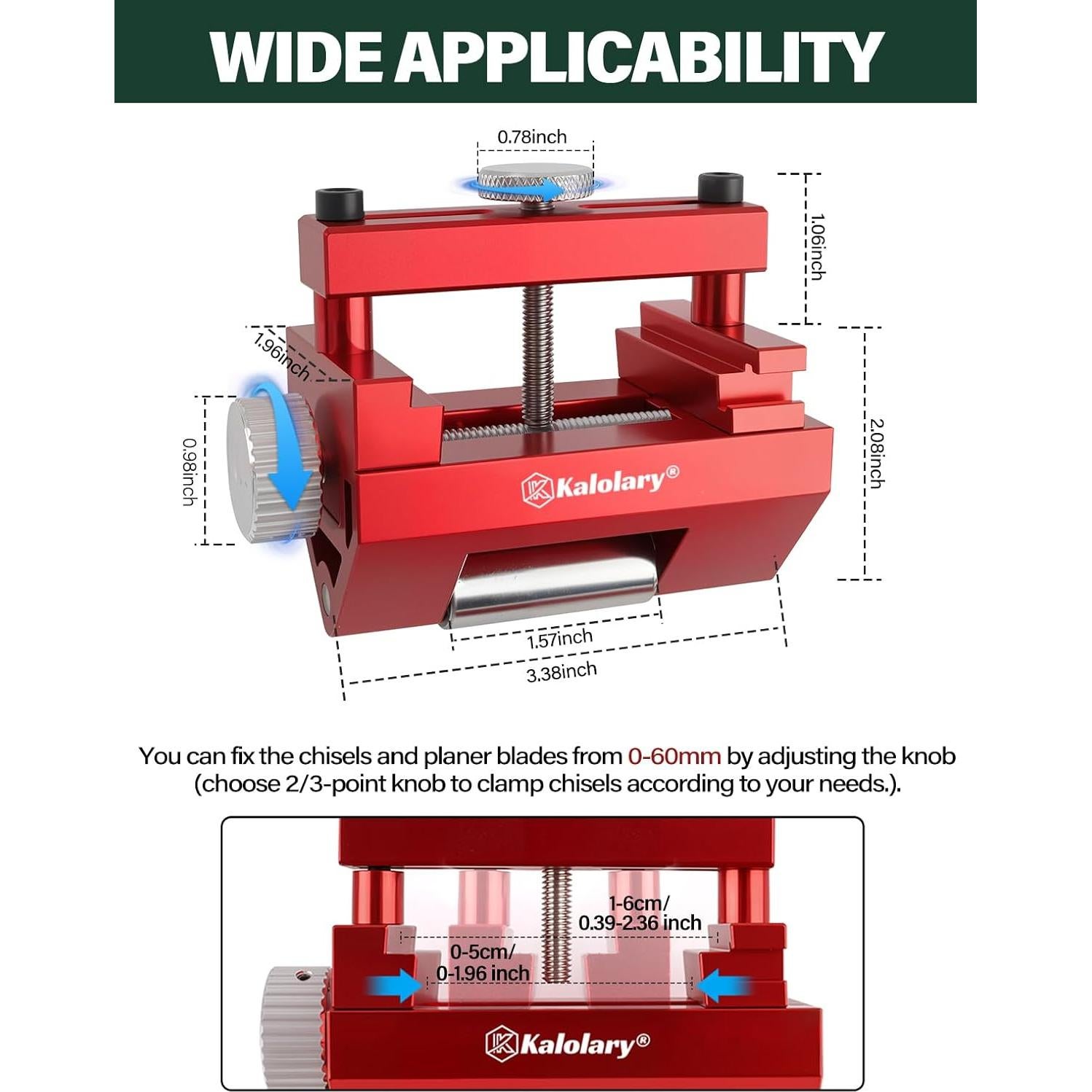 Kit de Afilado de Cinceles Kalolary con Guía y Transportador 400/1000
