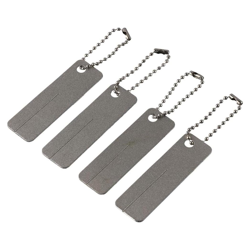 4 Afiladores de Diamante Portátiles iuniq para Cuchillos y Anzuelos