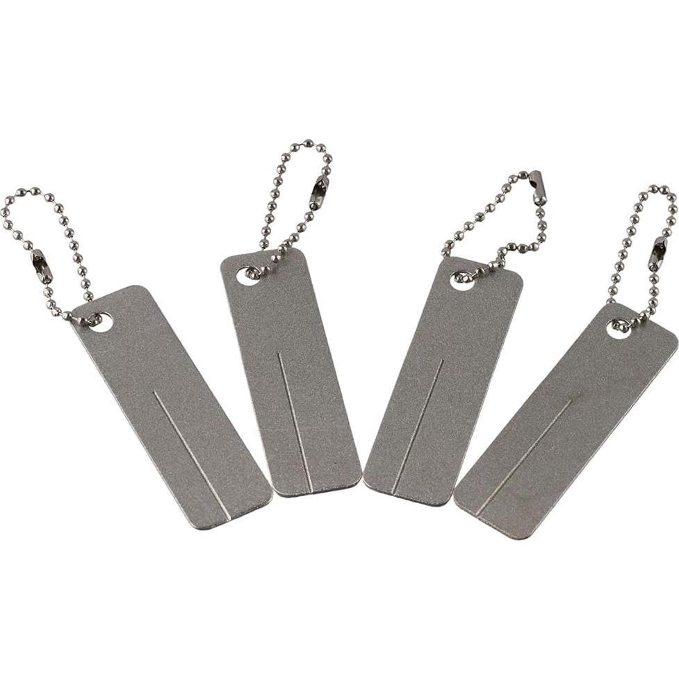 4 Afiladores de Diamante Portátiles iuniq para Cuchillos y Anzuelos