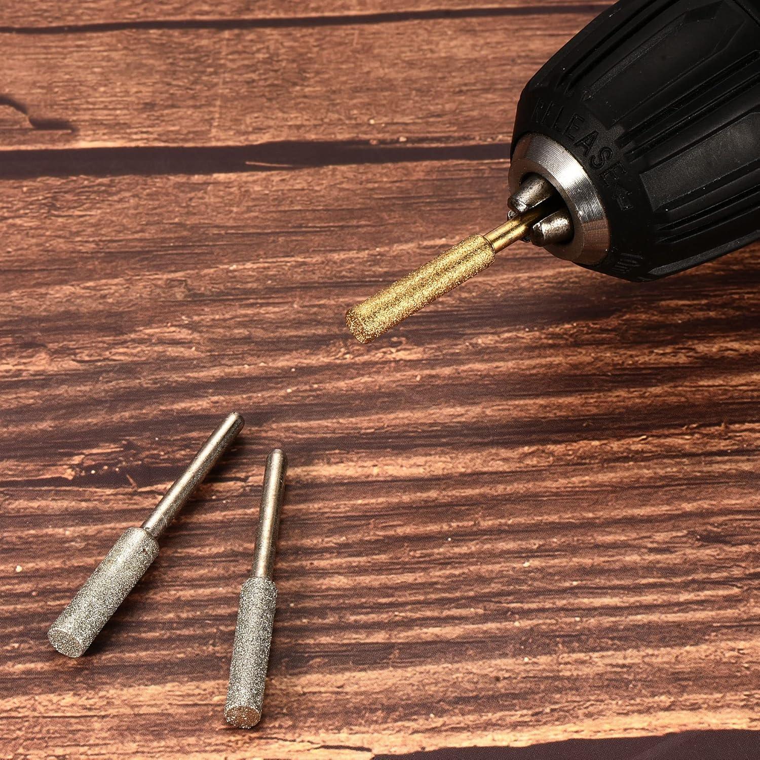 Afilador de Motosierra PATIKIL 16 Piezas Diamante 20x4mm