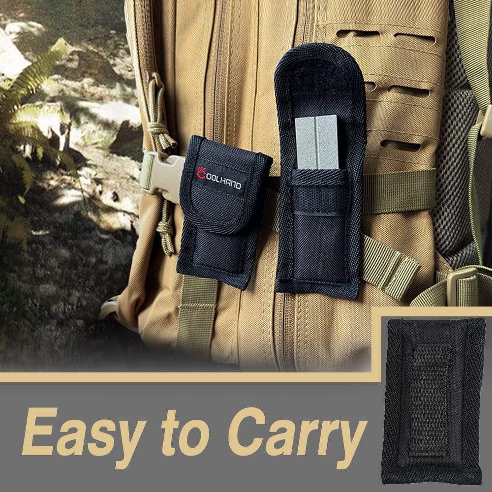 Kit de Afilado Cool Hand Doble Cara 320/800 - 2 Piezas con Funda