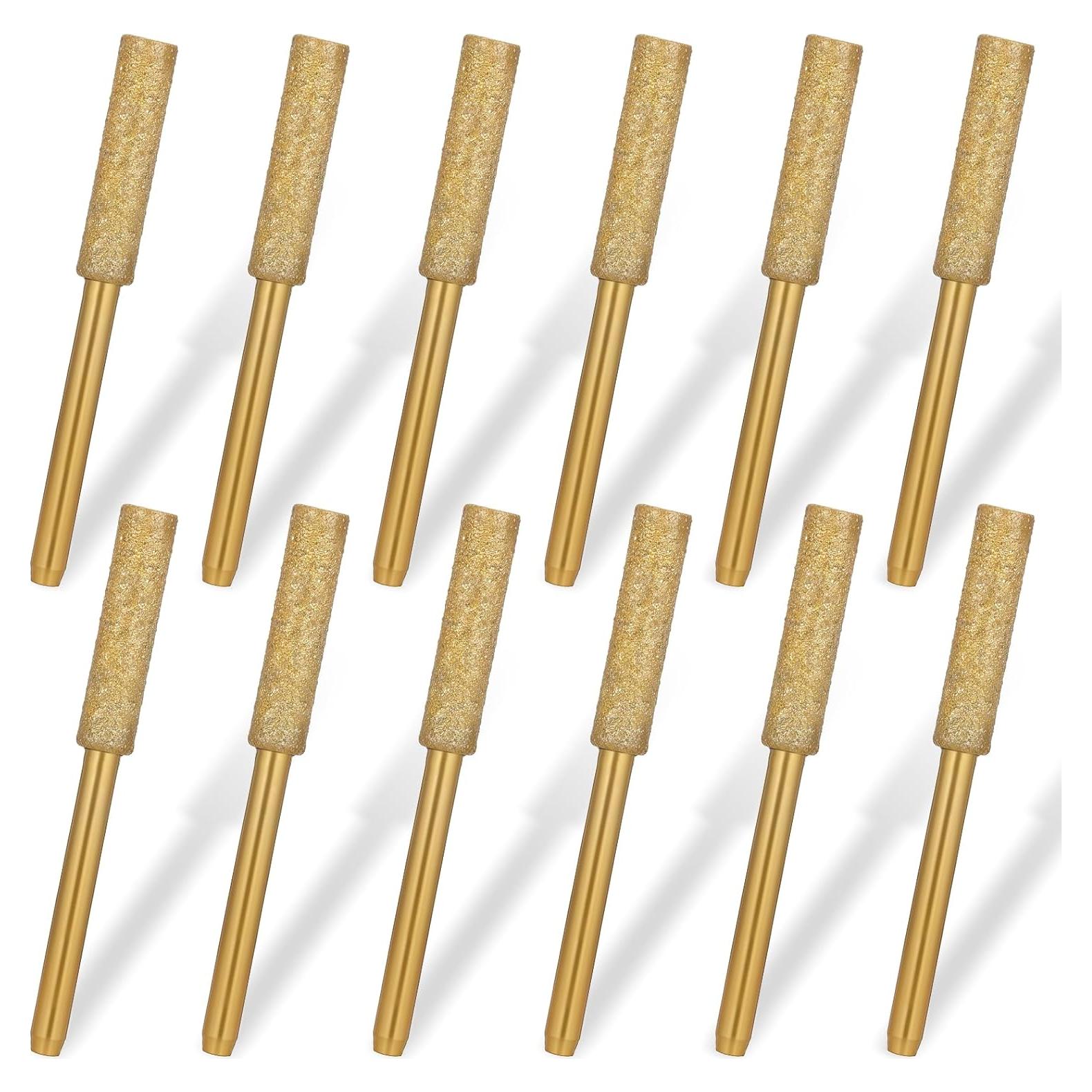 12 Puntas de Afilador de Motosierra Diamante Piriuuo 4.8mm