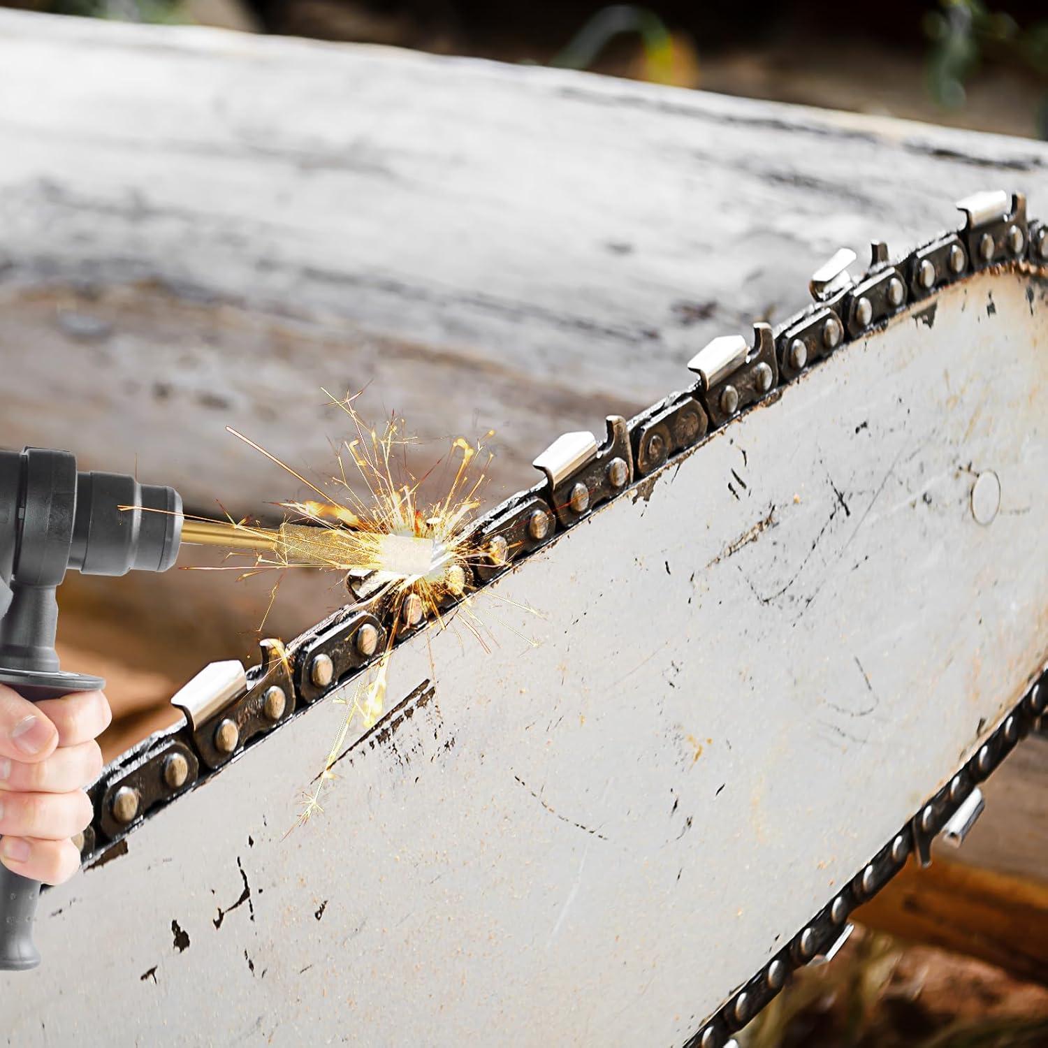 12 Puntas de Afilador de Motosierra Diamante Piriuuo 4.8mm