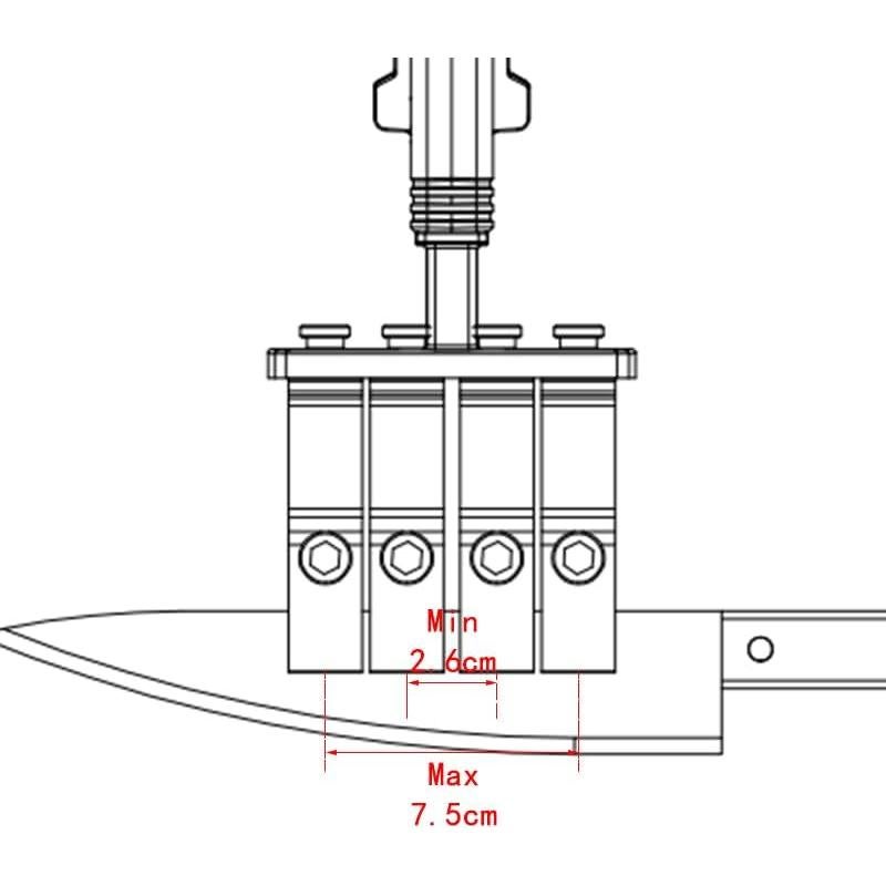 Afilador de cuchillos profesional FELBIFSLI con 9 piedras