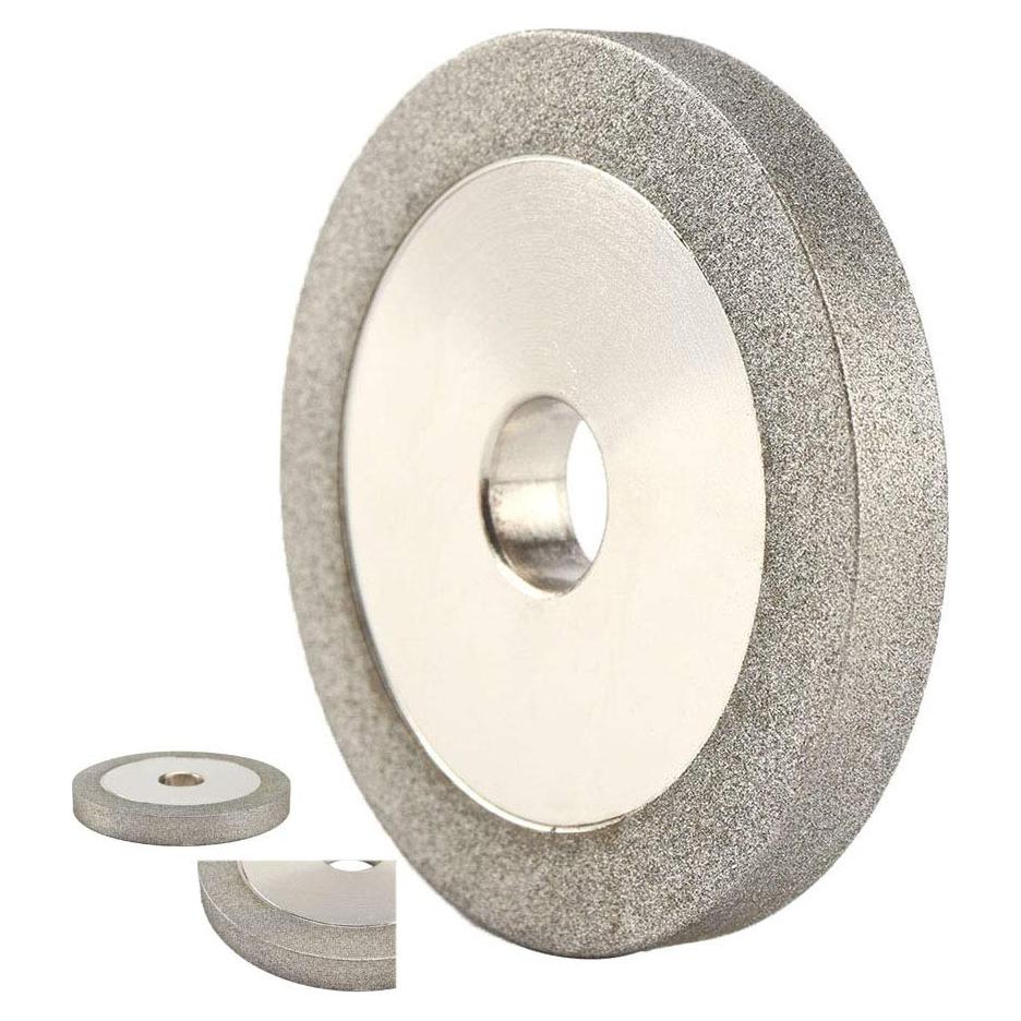 Rueda de Afilar de Diamante Plana Baiwen 78mm Grano 150