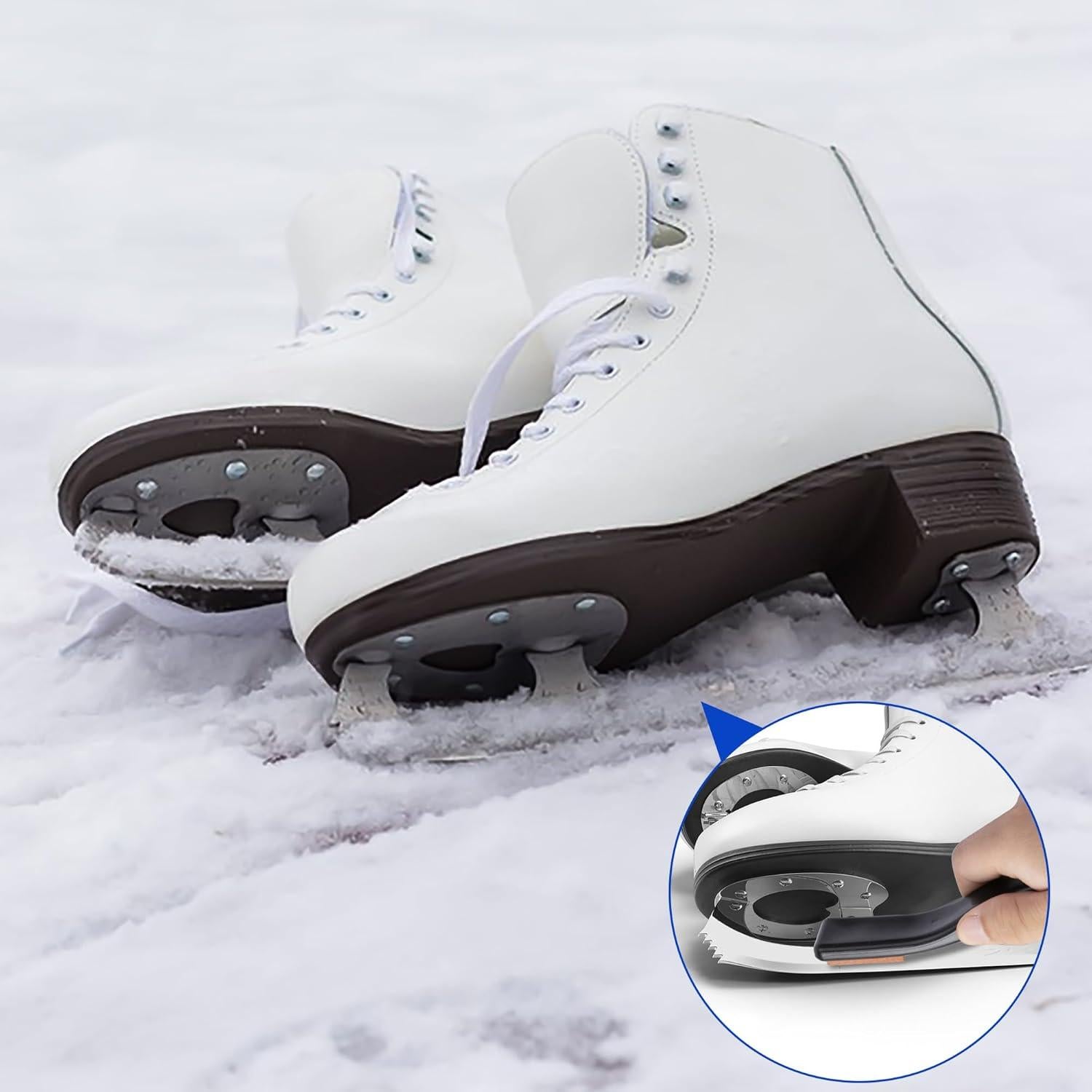 Afiladores de Patines de Hielo Shupakul - 2 Pcs Cerámica