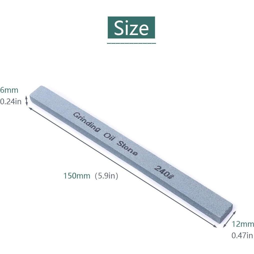 Juego de piedras de afilar ATOPLEE 7 piezas grano 80 a 1000