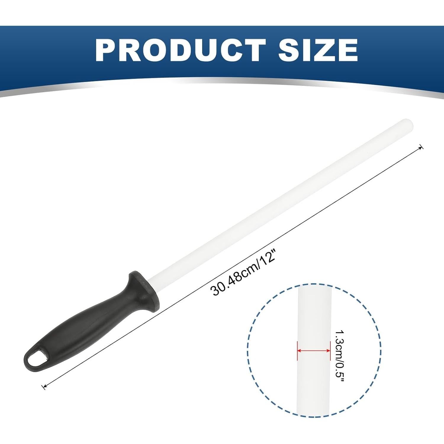 Afilador de Cuchillos Cerámico uxcell 30.48 cm Alta Dureza