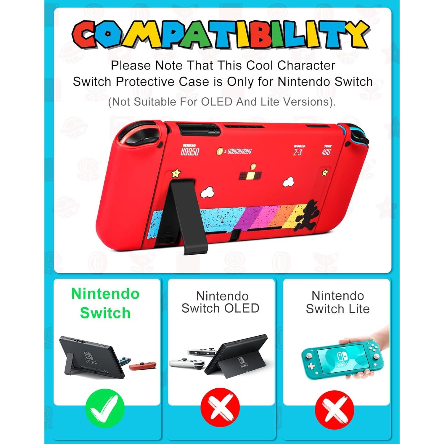 Funda 8 en 1 Gurgitat para Nintendo Switch con Accesorios