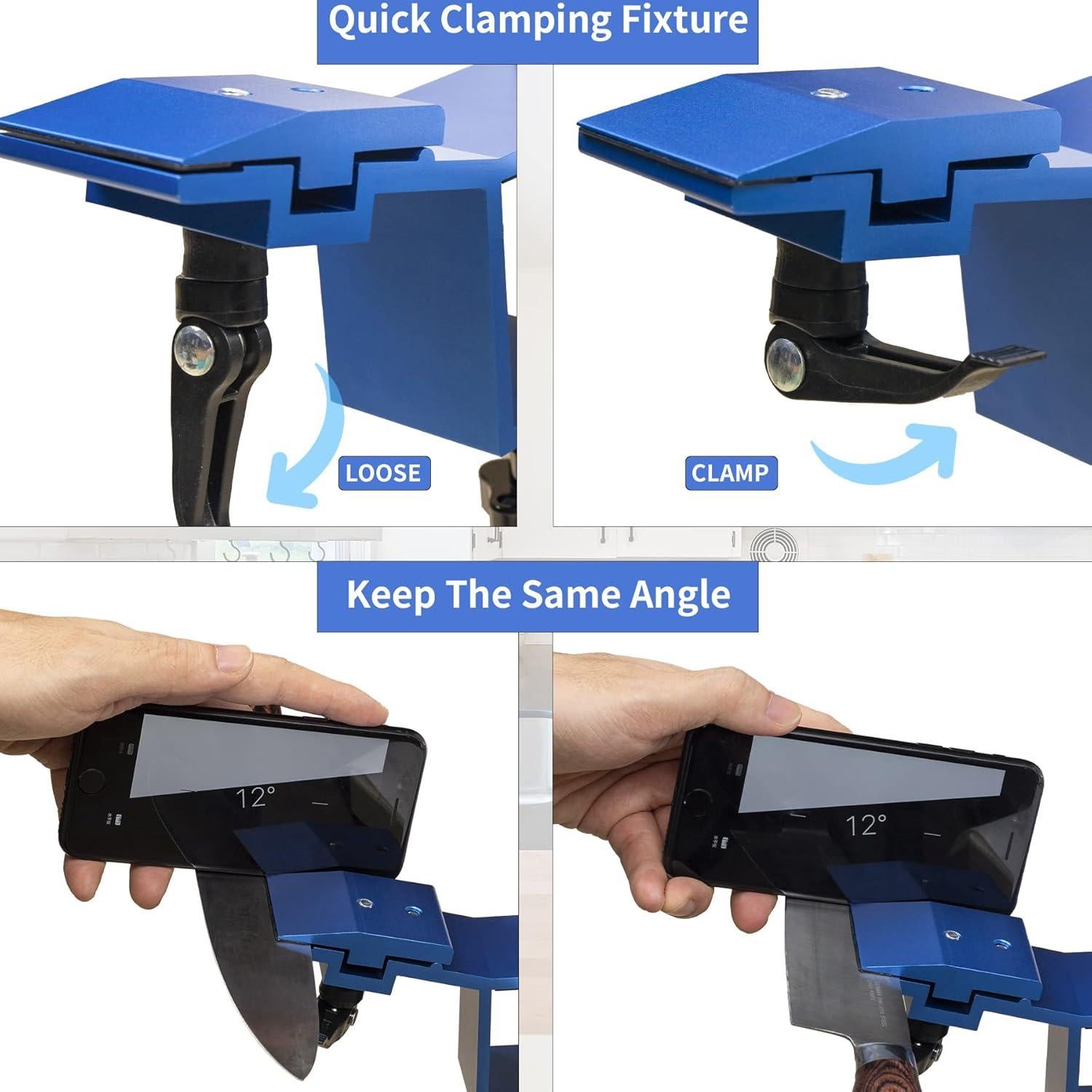 Kit de Afilado de Cuchillos CWOVRS con 9 Piedras y Cuero