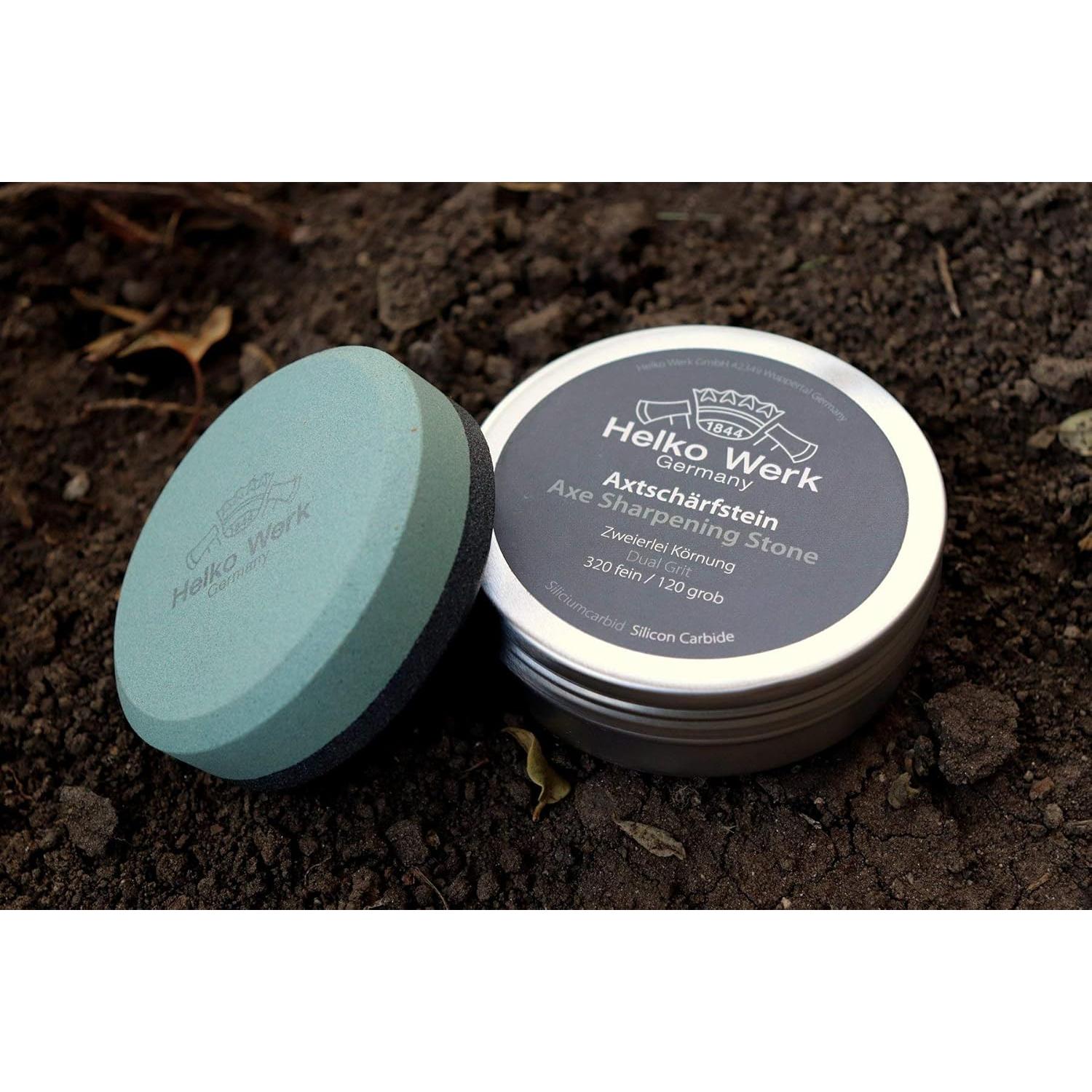 Piedra de afilar Helko Werk 120/320 grano - Afilador de hachas