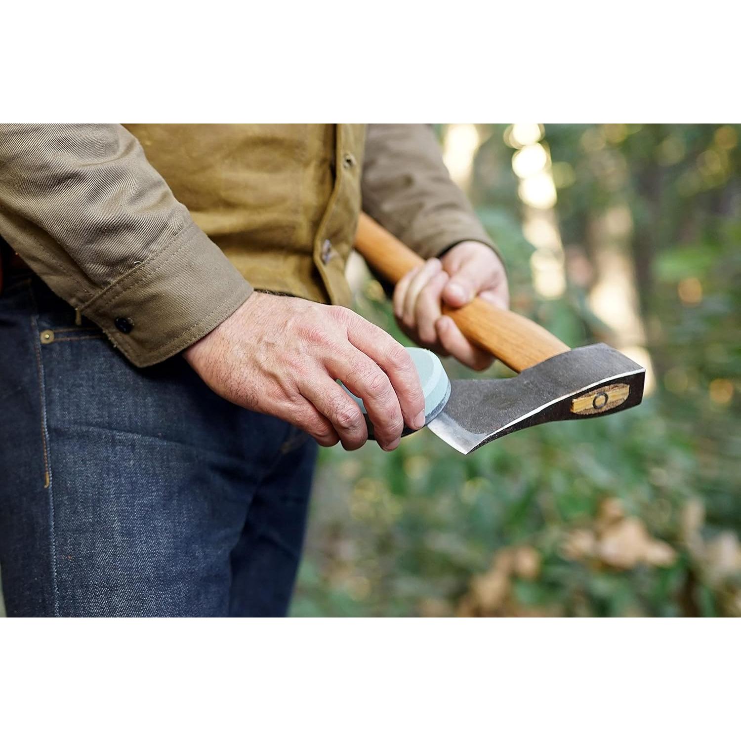 Piedra de afilar Helko Werk 120/320 grano - Afilador de hachas
