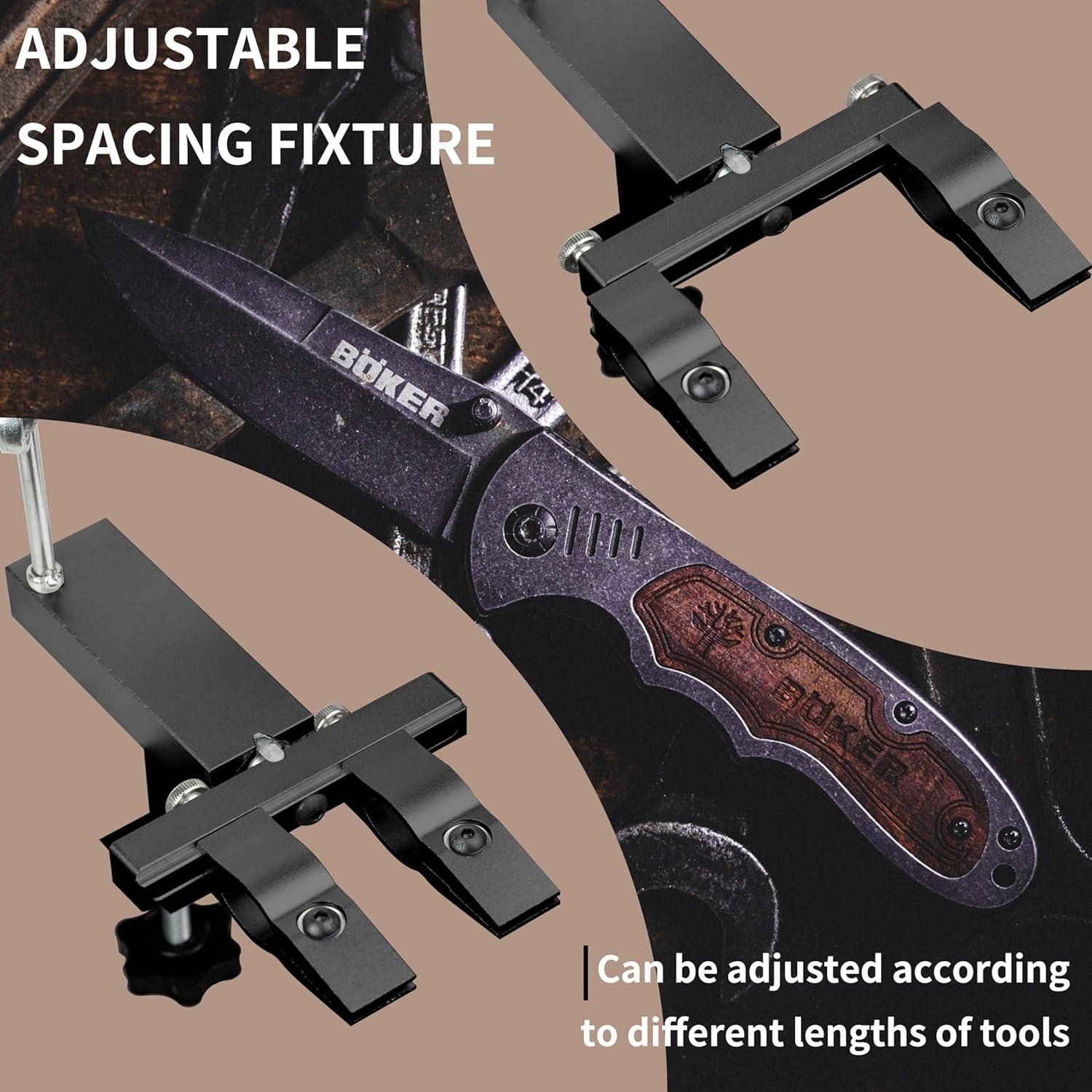 Kit de Afilado de Cuchillos CWOVRS con 9 Piedras y Abrazadera