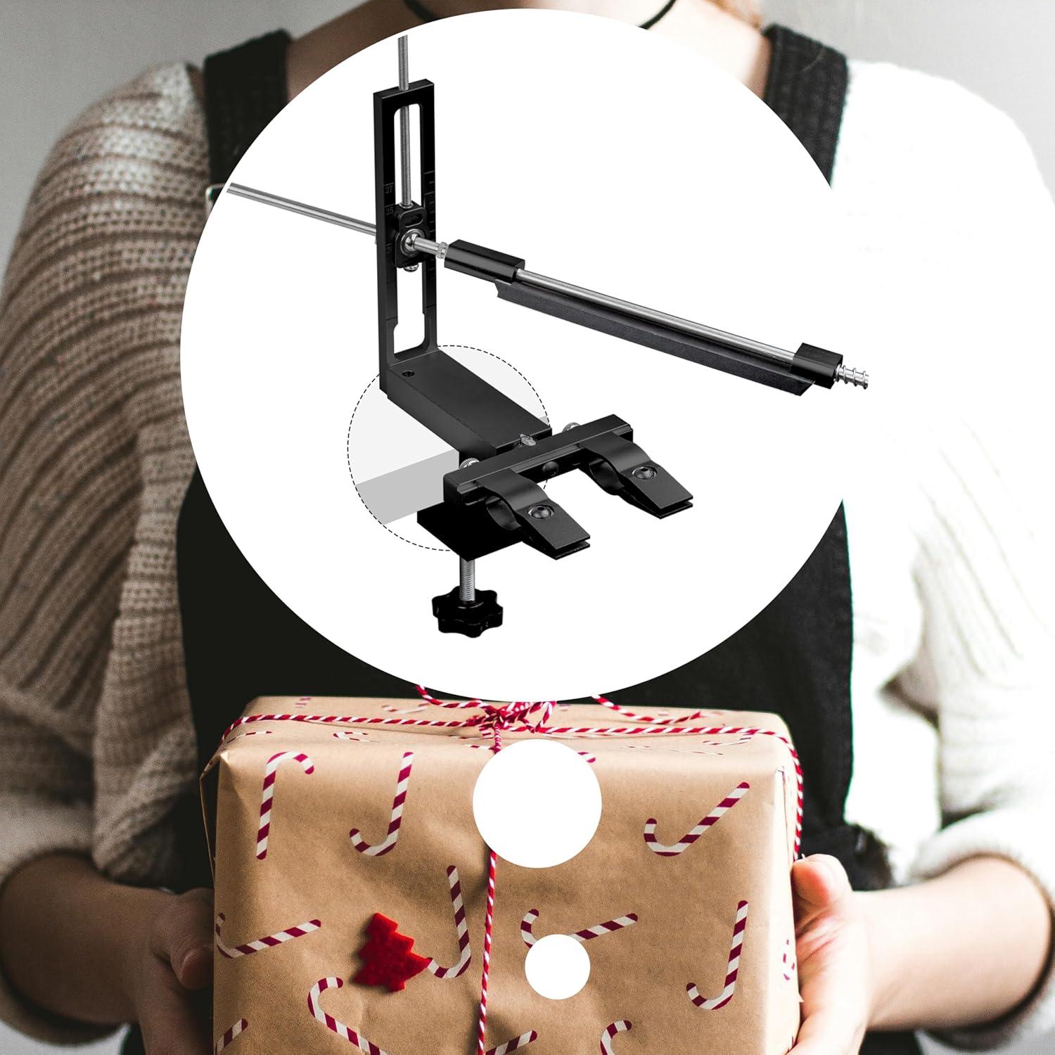 Kit de Afilado de Cuchillos CWOVRS con 9 Piedras y Abrazadera