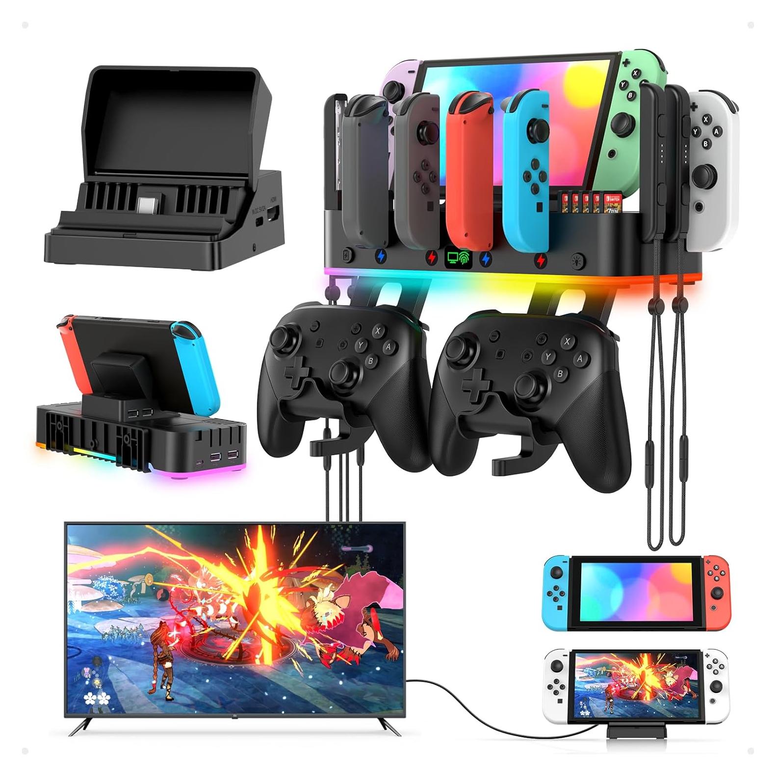 Estación de Acoplamiento Klipdasse para Nintendo Switch OLED