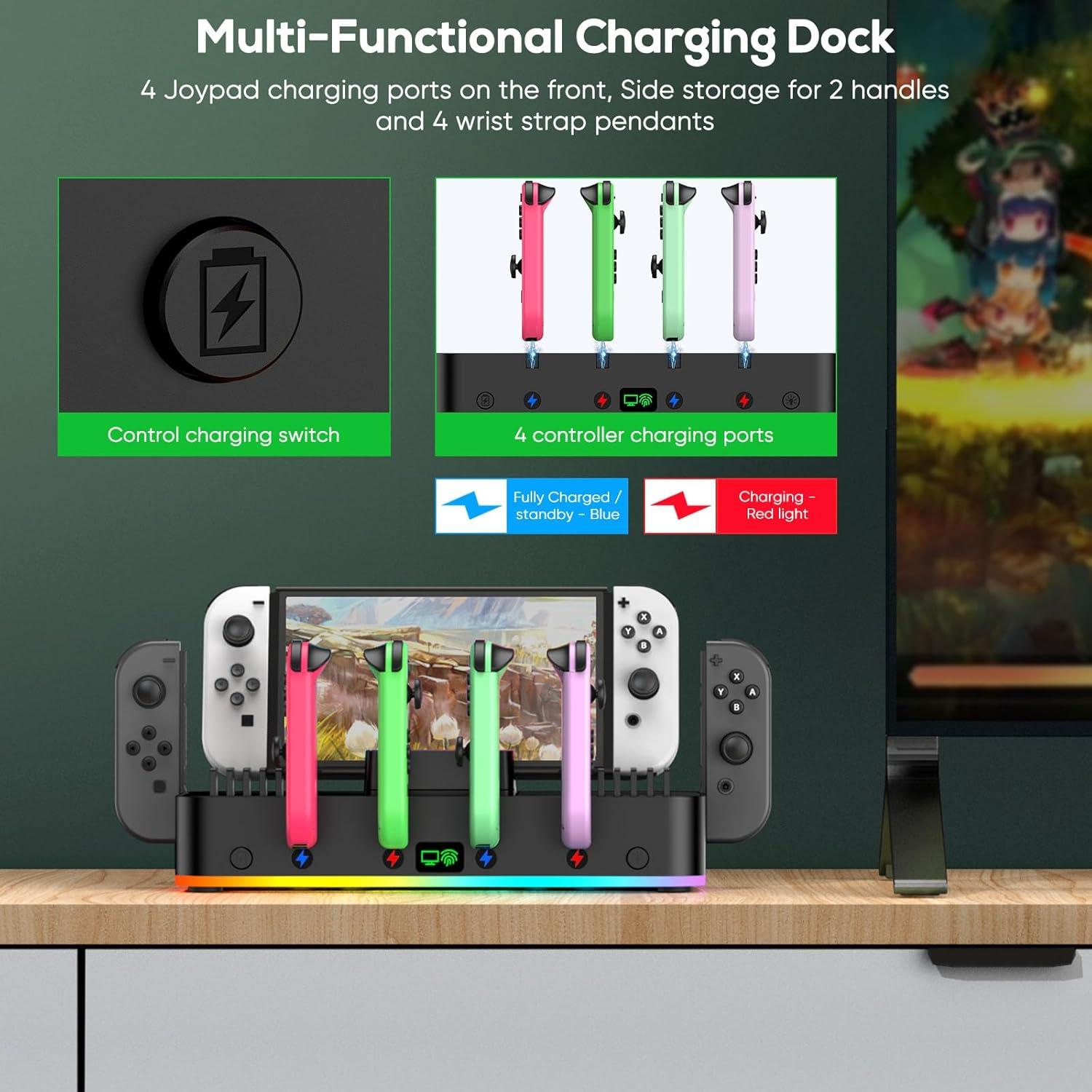 Estación de Acoplamiento Klipdasse para Nintendo Switch OLED