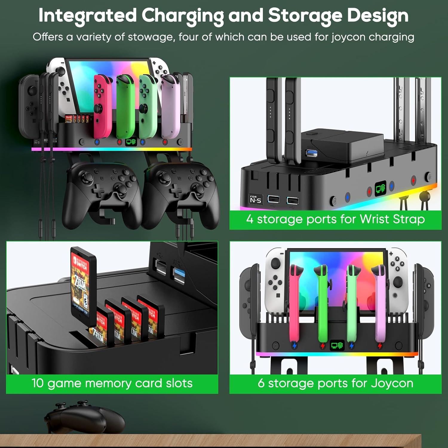 Estación de Acoplamiento Klipdasse para Nintendo Switch OLED