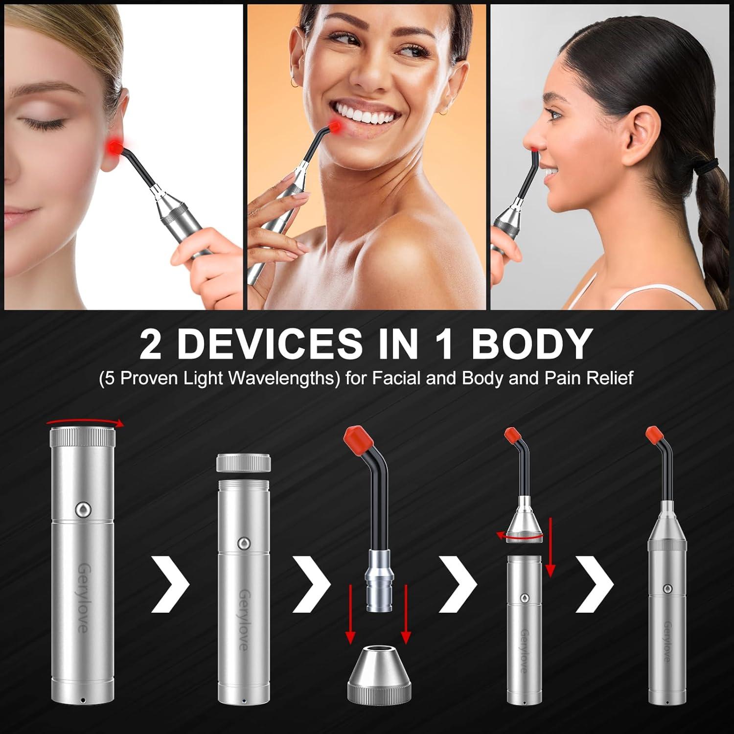 Dispositivo Terapia Luz Roja Gerylove Alivio Dolor Infrarrojo