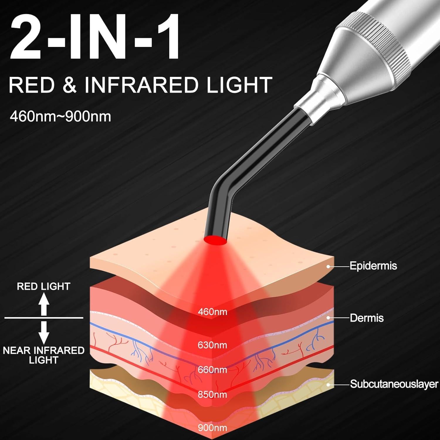 Dispositivo Terapia Luz Roja Gerylove Alivio Dolor Infrarrojo