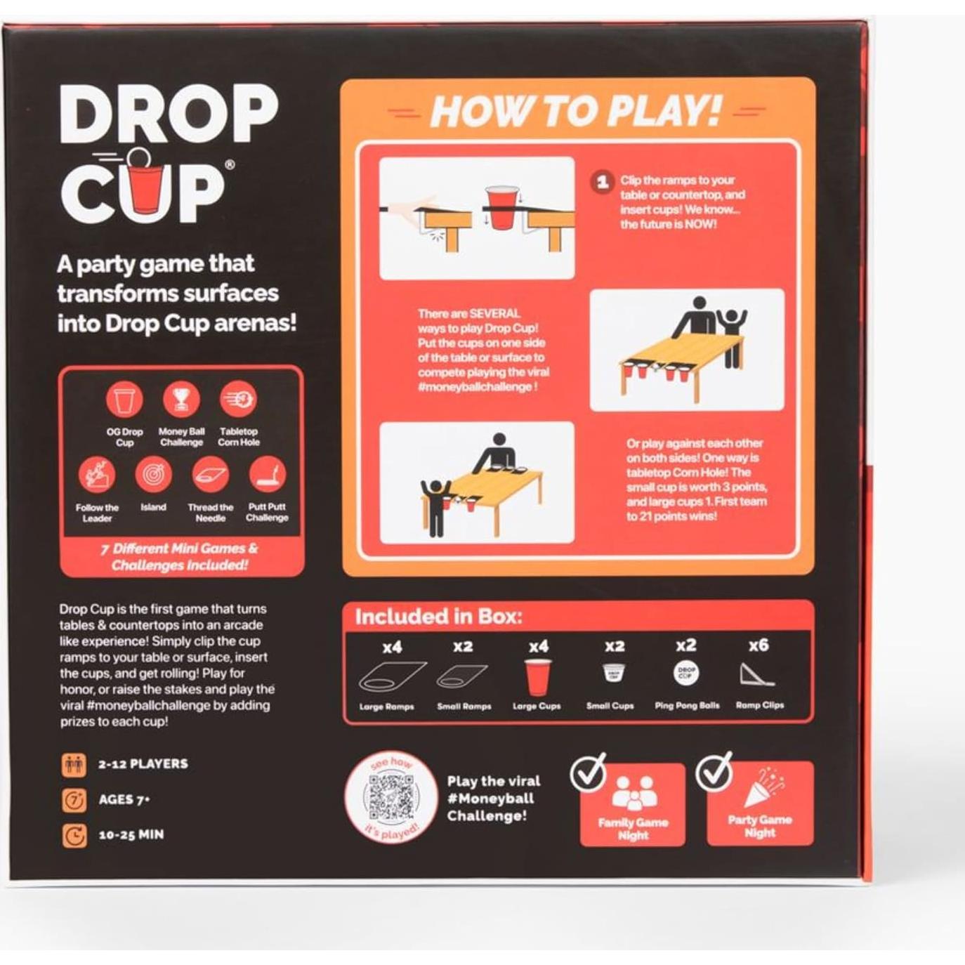 Juego de Mesa Thrilly Drop Cup - Diversión Familiar y Fiestas