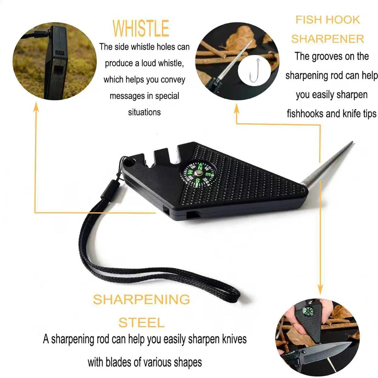 Afilador de Cuchillos de Caza Wloedor 6-en-1 Compacto