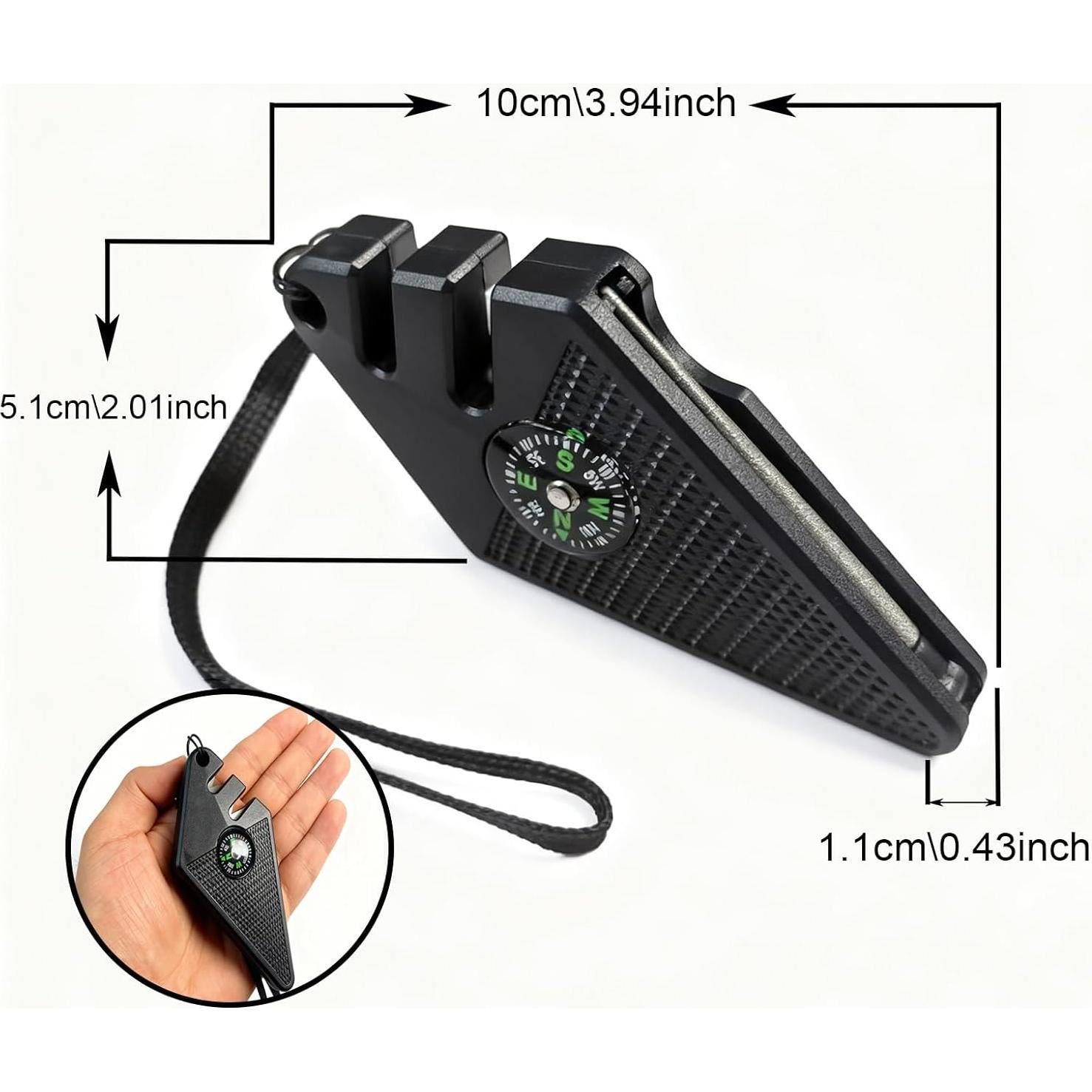 Afilador de Cuchillos de Caza Wloedor 6-en-1 Compacto