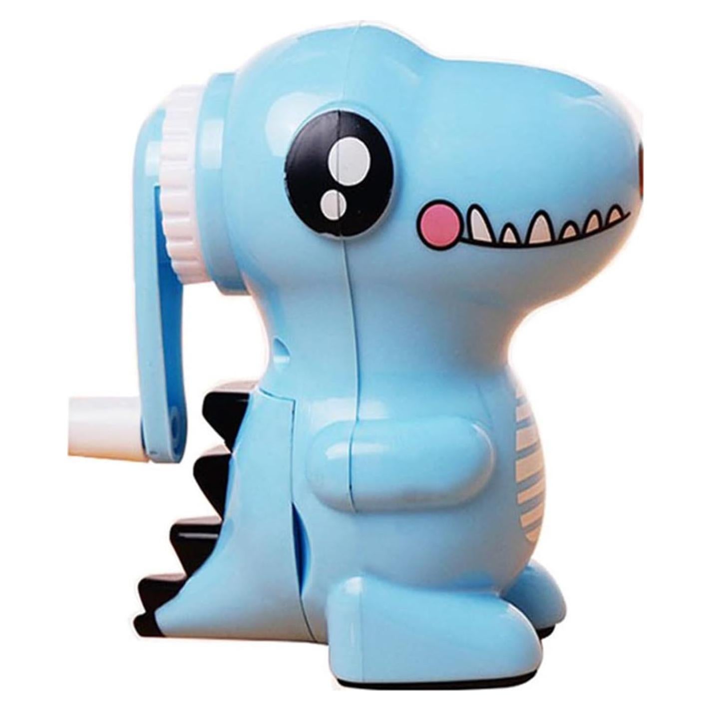 Sacapuntas Manual de Dinosaurio Rosa y Azul NingMengXYRHZB