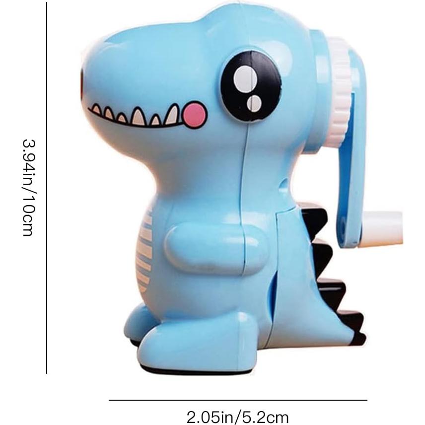 Sacapuntas Manual de Dinosaurio Rosa y Azul NingMengXYRHZB