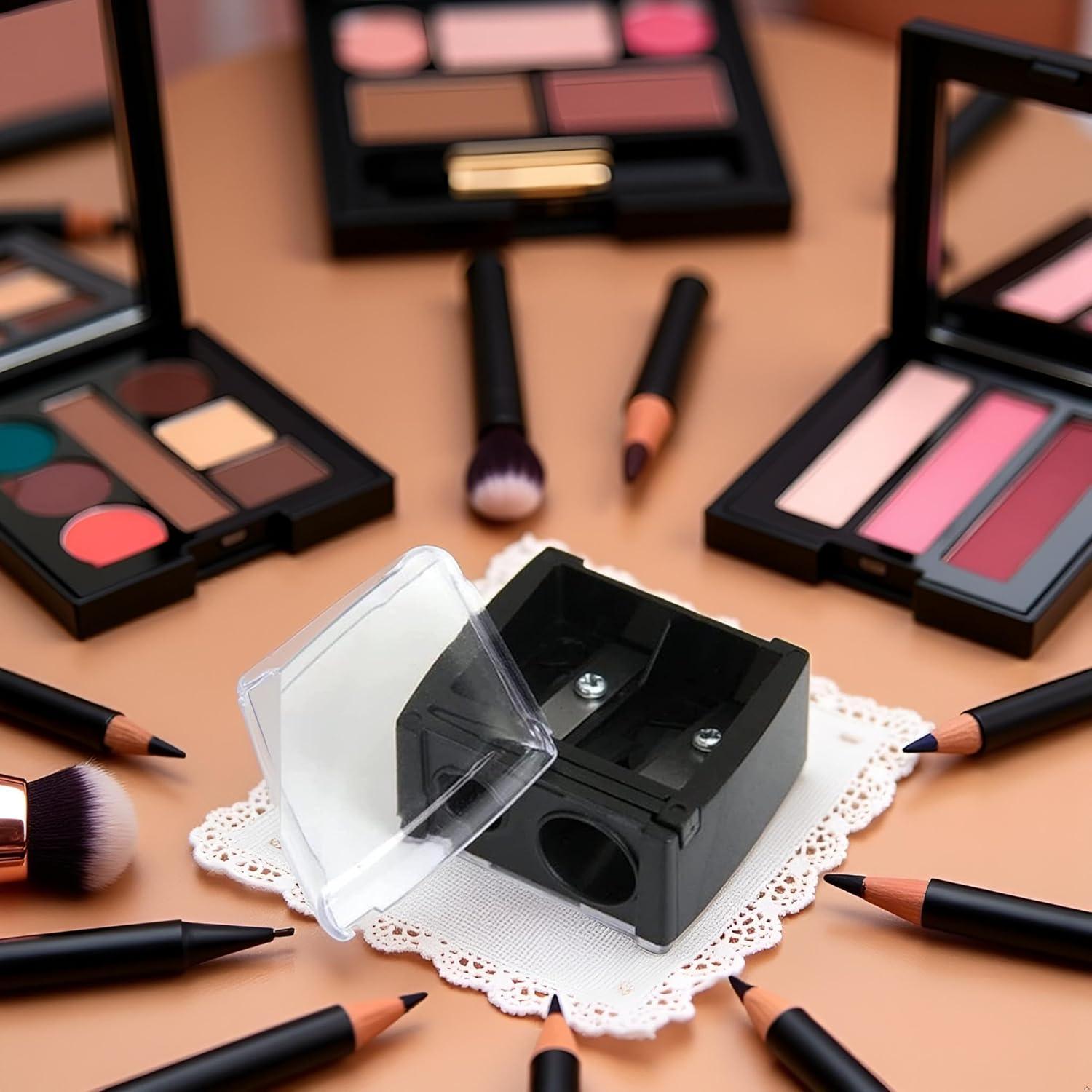 Sacapuntas de Lápiz de Maquillaje SquarezhenBo Doble Orificio