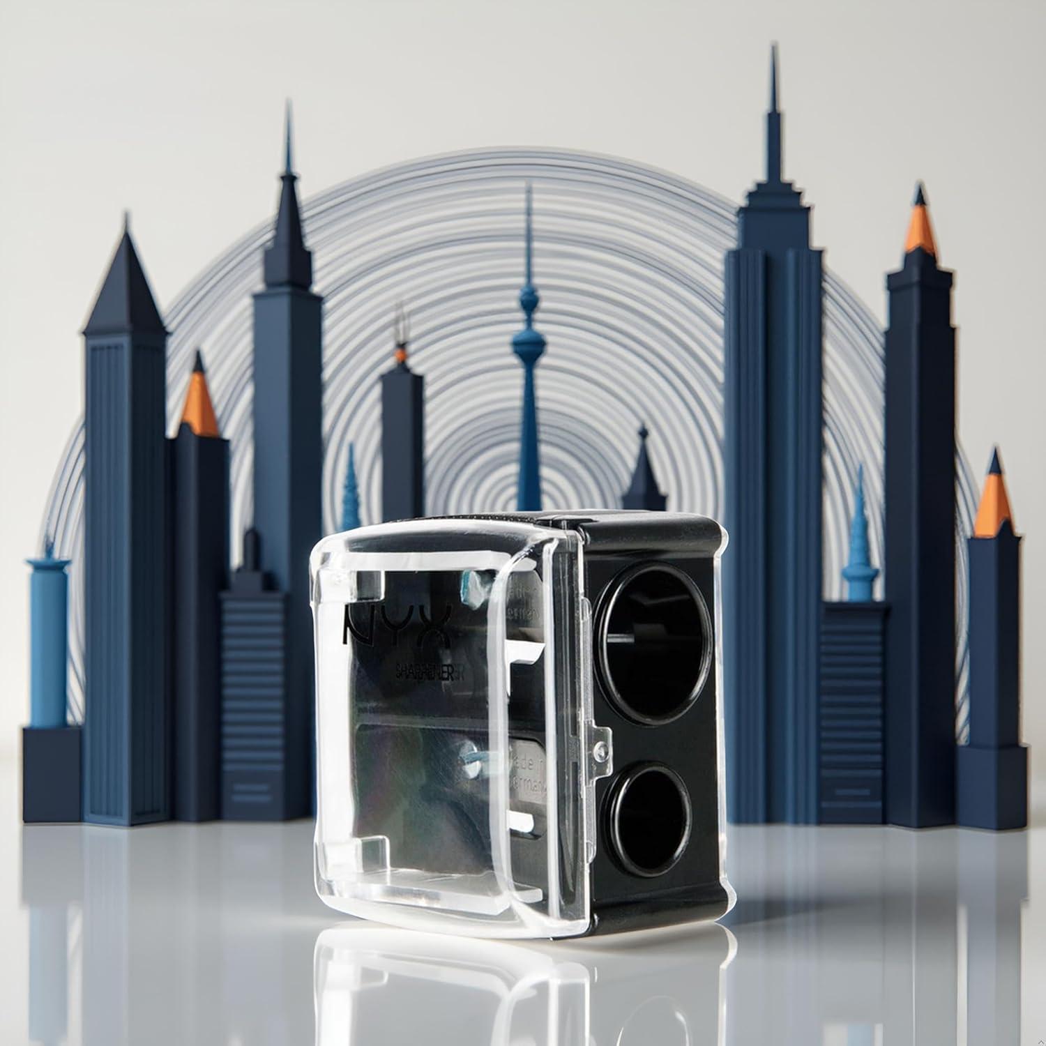 Sacapuntas de Lápiz de Maquillaje SquarezhenBo Doble Orificio