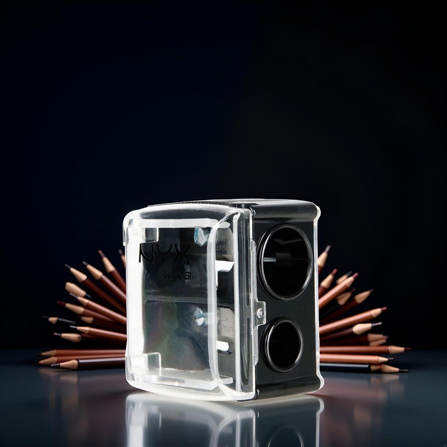 Sacapuntas de Lápiz de Maquillaje SquarezhenBo Doble Orificio