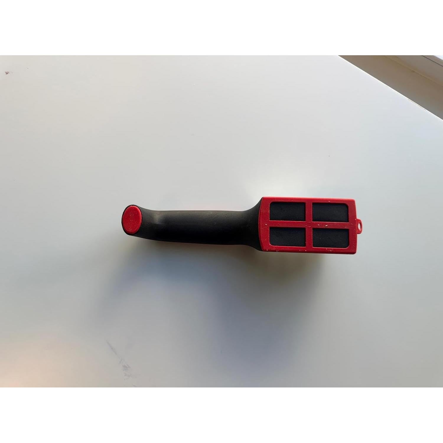 Afilador de Cuchillos Eloa360 - Manual 3 Etapas, Negro/Rojo