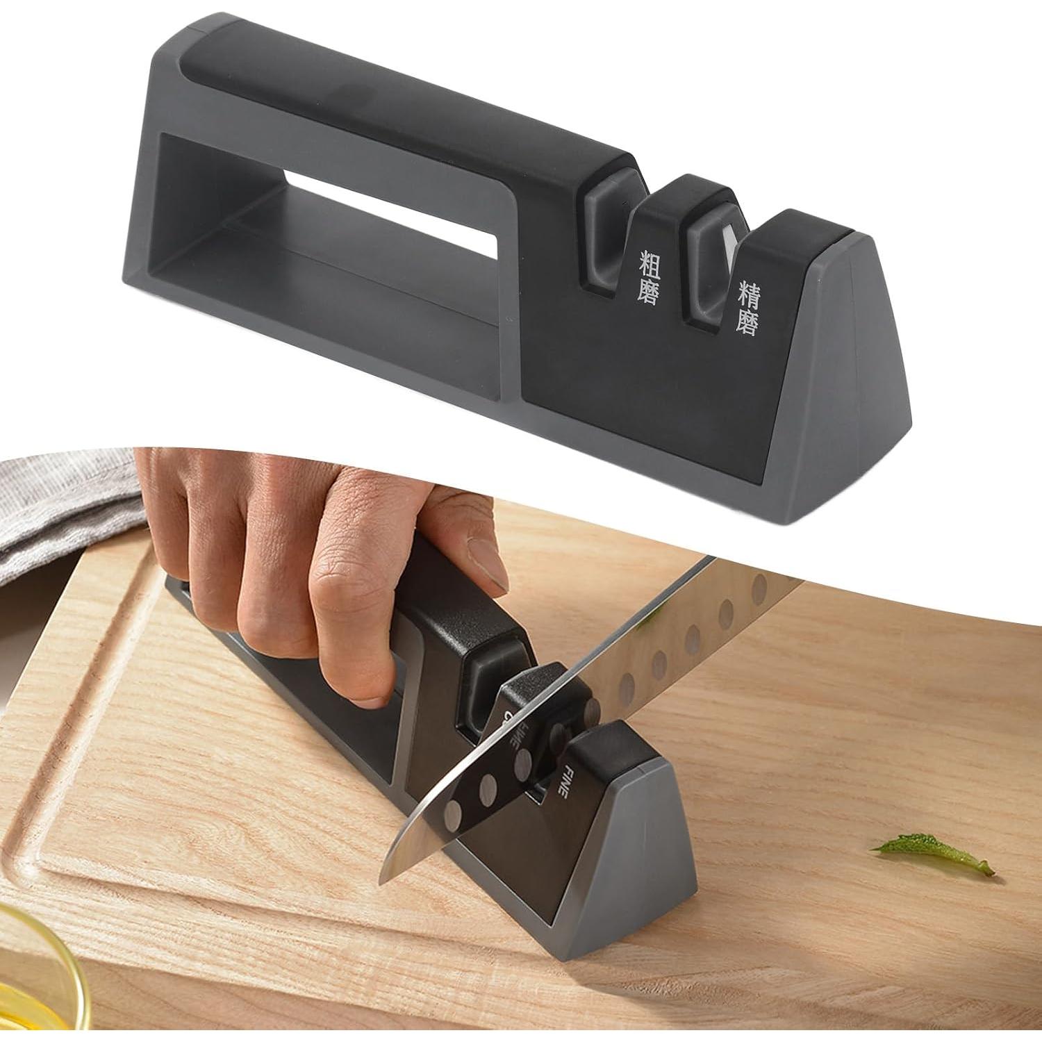 Afilador de cuchillos Cocoarm 2 etapas ergonómico 128g