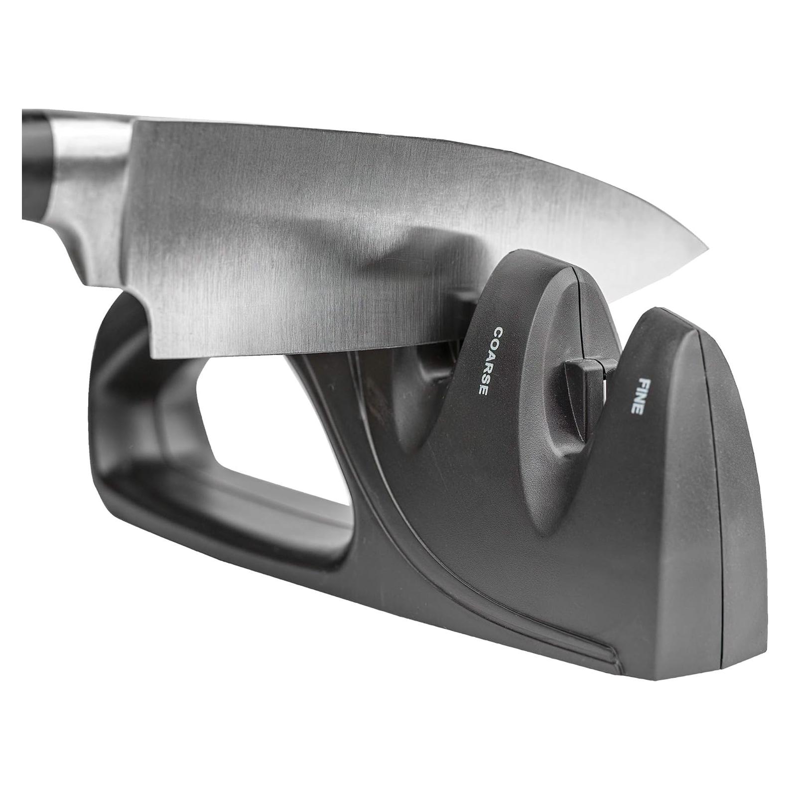 Afilador de cuchillos de cocina Exultimate 2 etapas ergonómico