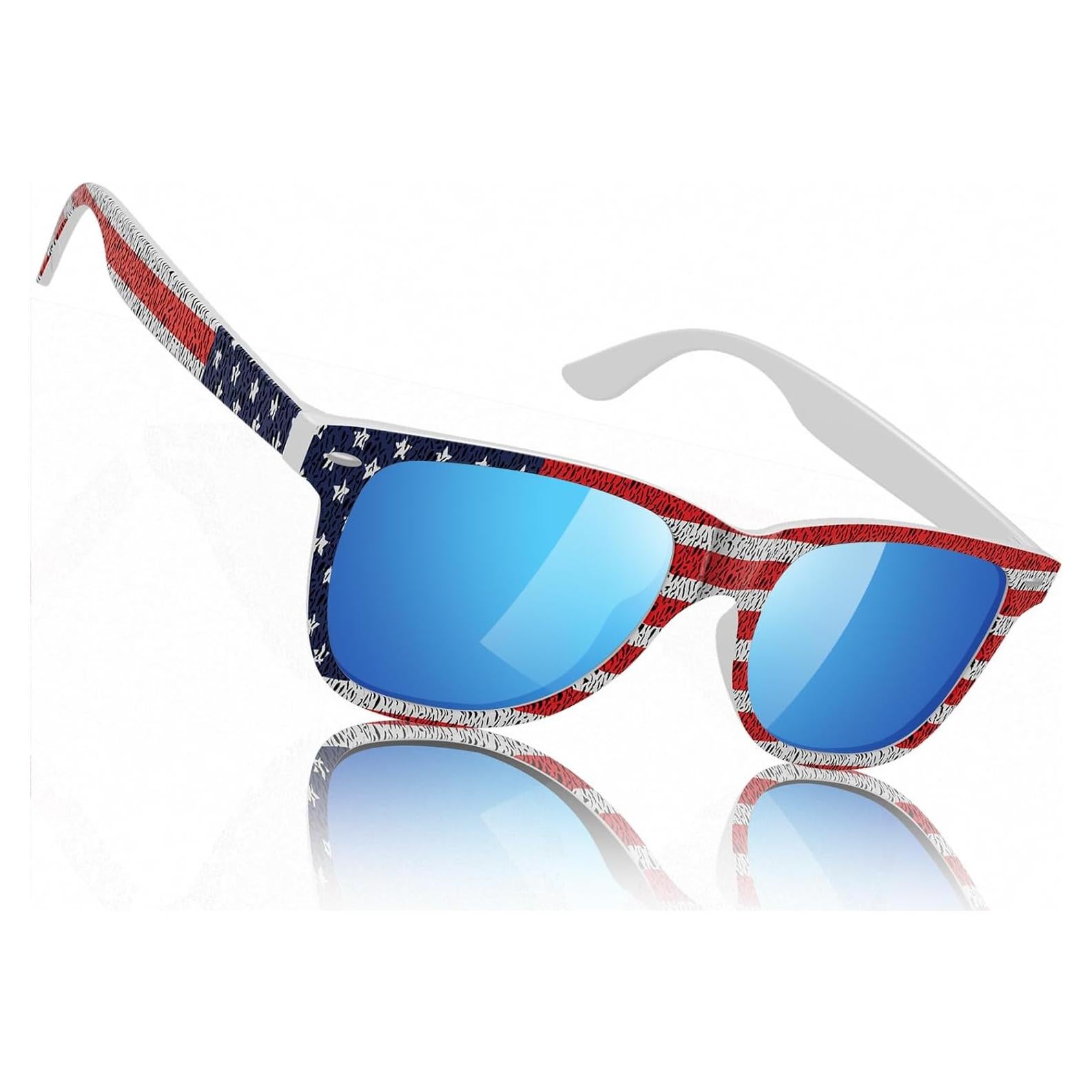 Gafas de sol polarizadas Sunier UV400 retro mate para hombre