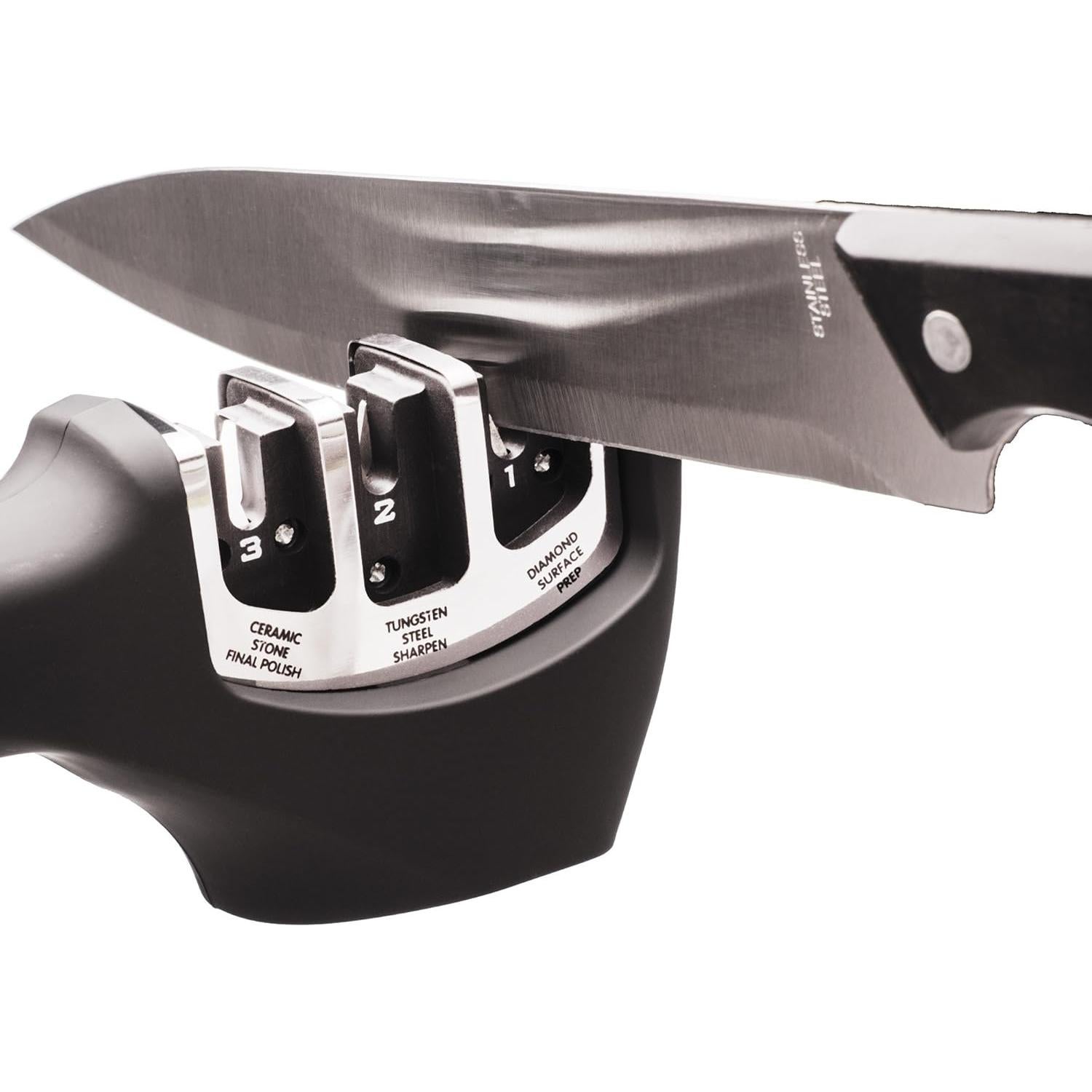 Afilador de cuchillos Nuvita 3 etapas para bordes rectos