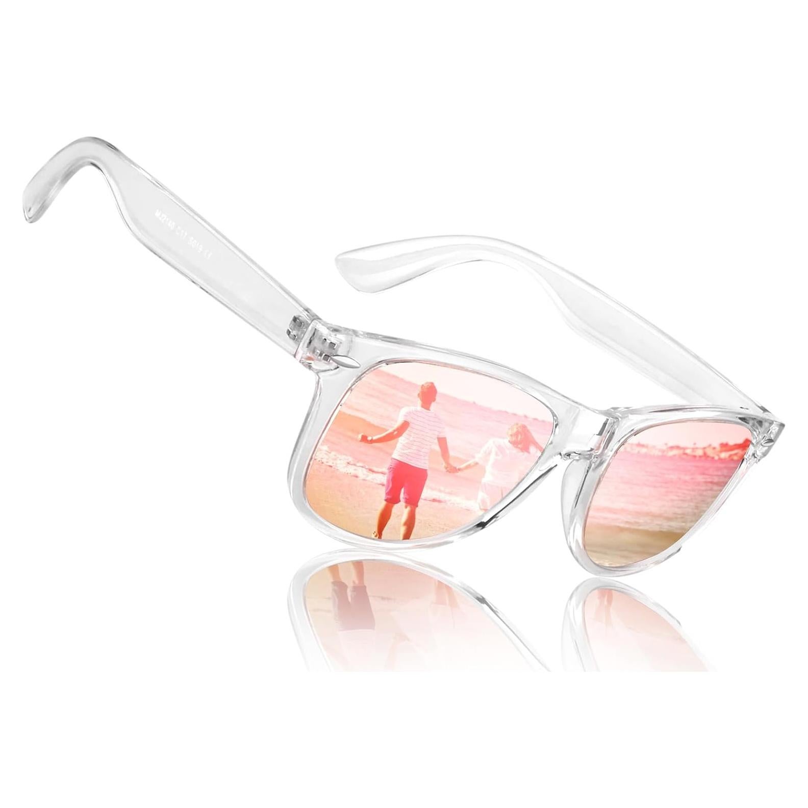 Gafas de sol polarizadas Sunier UV400 retro para hombres y mujeres