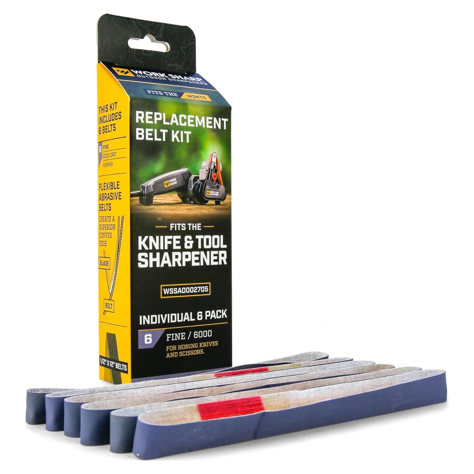 Kit de Cintas de Reemplazo Fino 6000 Granos Work Sharp