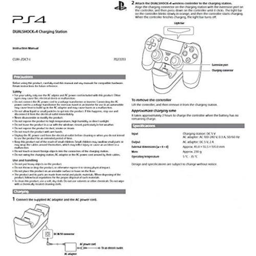 Estación de Carga DualShock PowerA para PS4 - Carga 2 Controladores