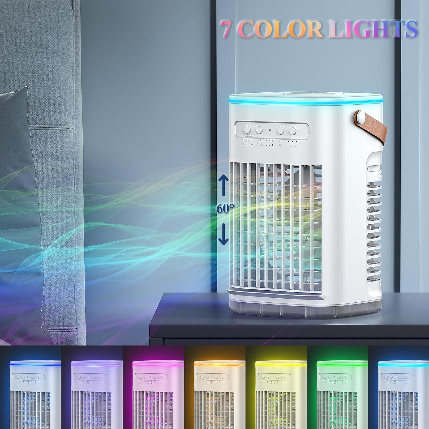 Acondicionador de Aire Portátil FLOWBREEZE TF06 3 en 1 con Control Remoto