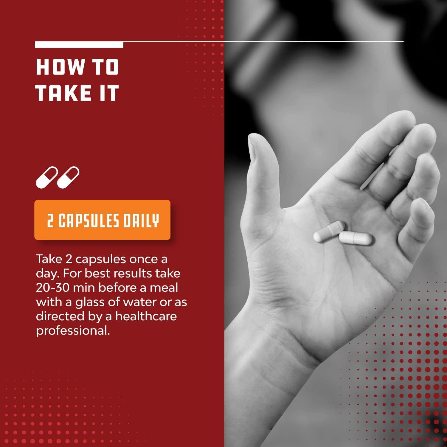 Potenciador de Testosterona Natures Craft 60 Cápsulas