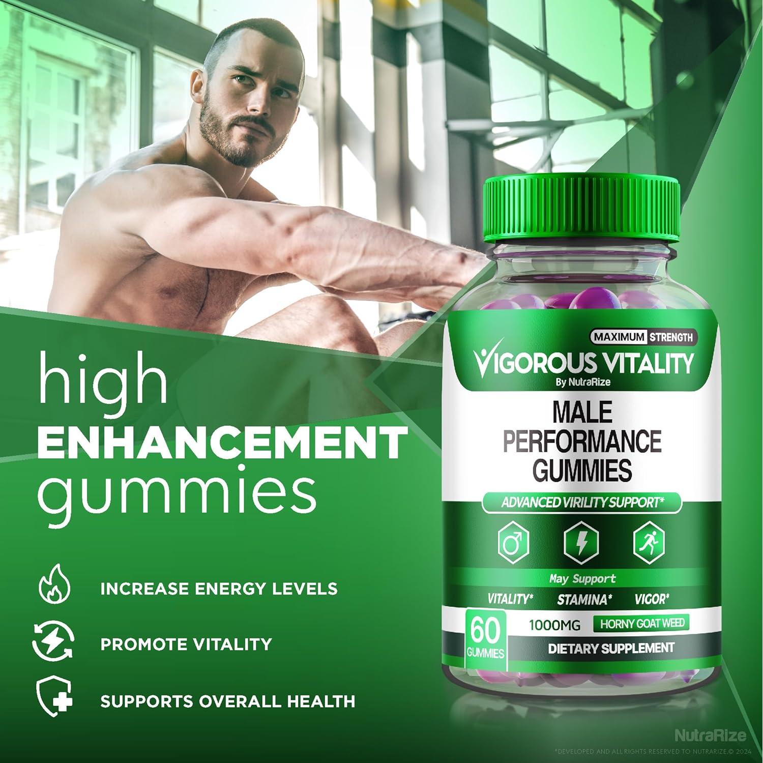 Gomitas de Vitalidad Masculina NutraRize - 300 Unidades