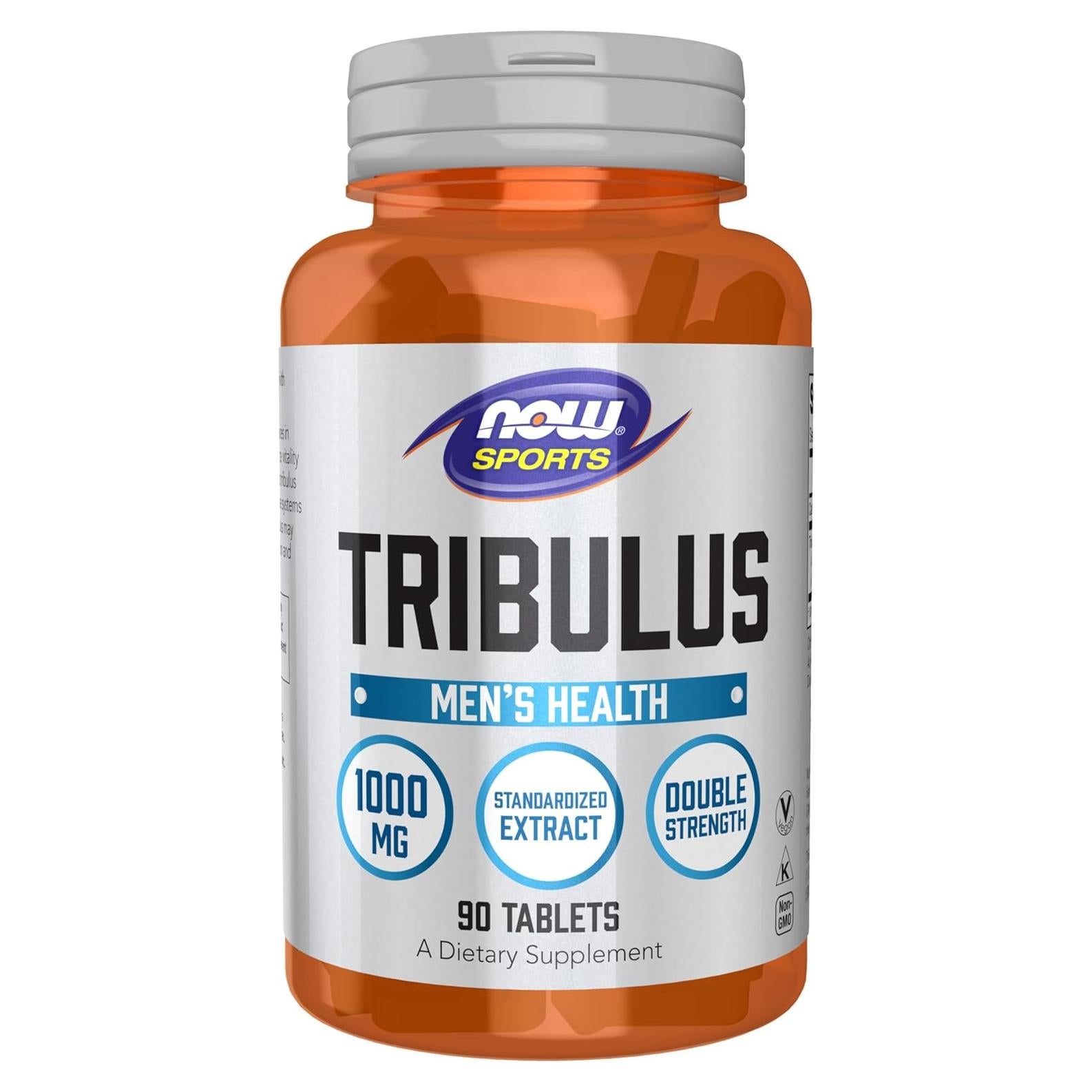 NOW Foods Tribulus Terrestris 1000 mg Doble Fuerza 90 Tabletas