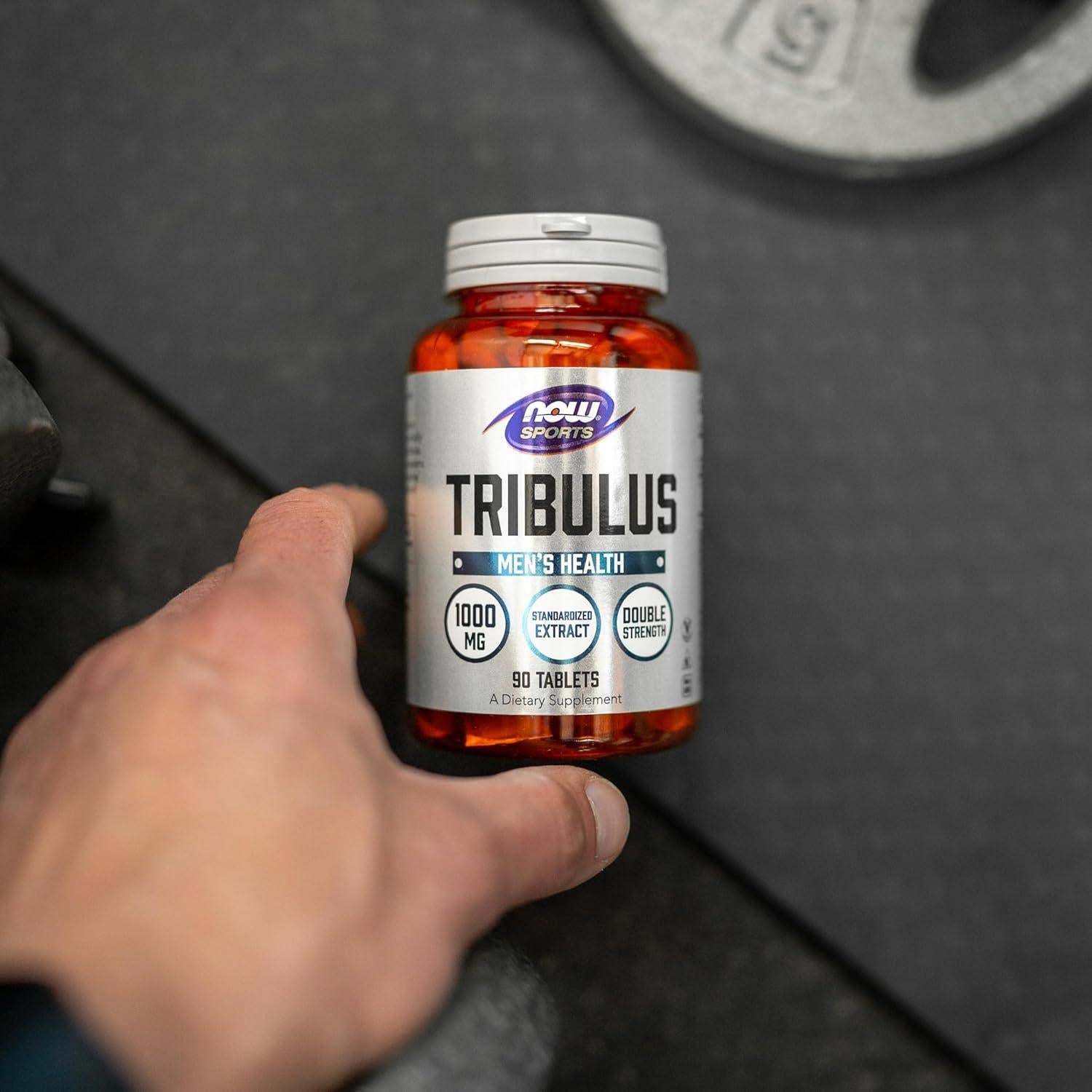 NOW Foods Tribulus Terrestris 1000 mg Doble Fuerza 90 Tabletas